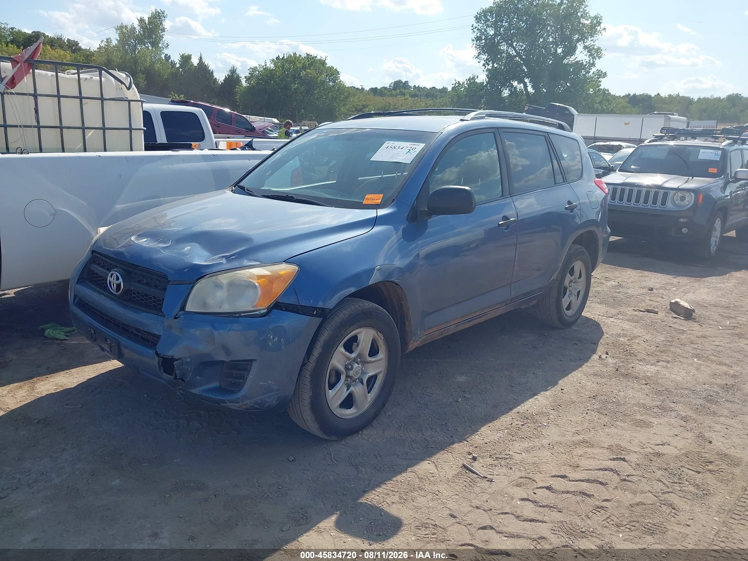 2010 Toyota Rav4   Blue vin: JTMZF4DVXA5027052