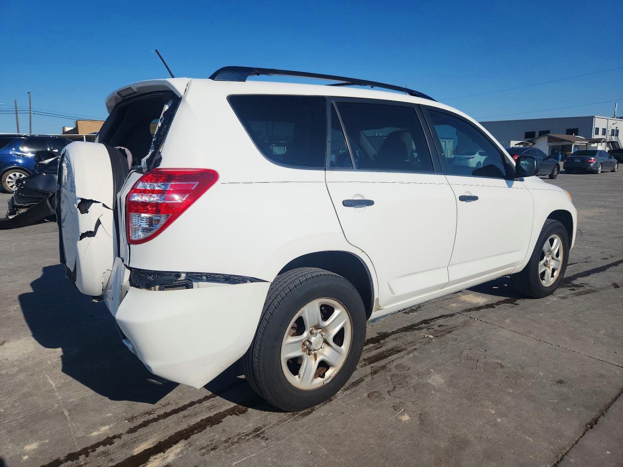 2010 Toyota Rav4 Base Белый vin: JTMZF4DVXAD025436