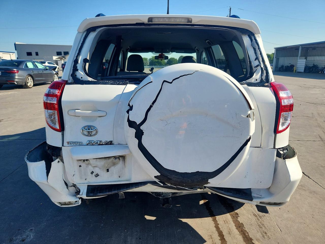 2010 Toyota Rav4 Base Белый vin: JTMZF4DVXAD025436