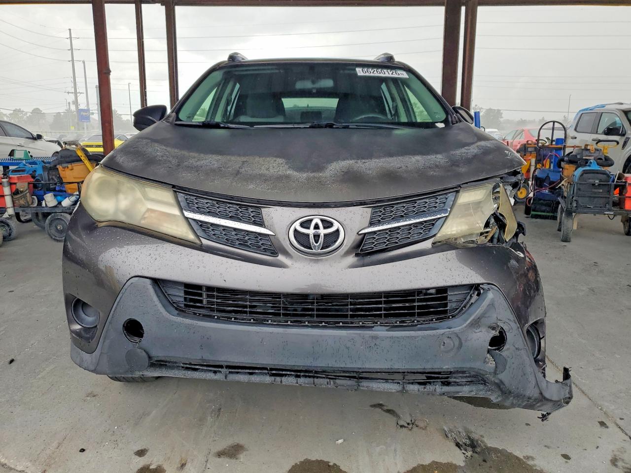 2013 Toyota Rav4 Le Gray vin: JTMZFREV0D5016691