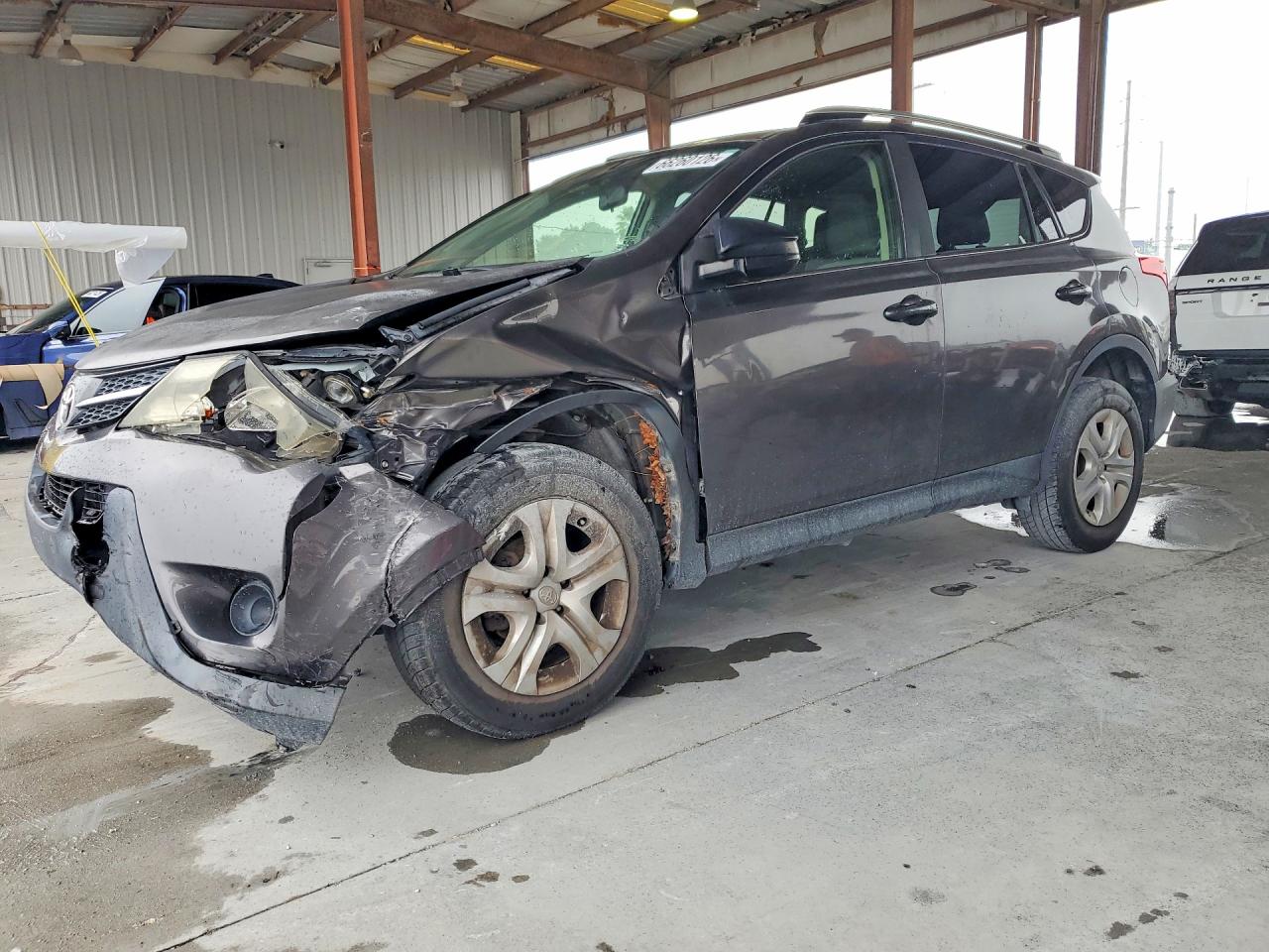 2013 Toyota Rav4 Le Серый vin: JTMZFREV0D5016691