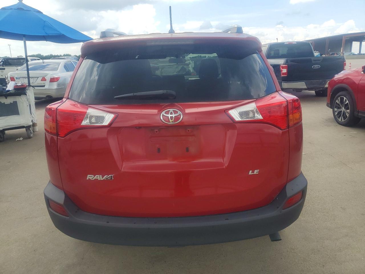 2014 Toyota Rav4 Le Red vin: JTMZFREV0ED031280