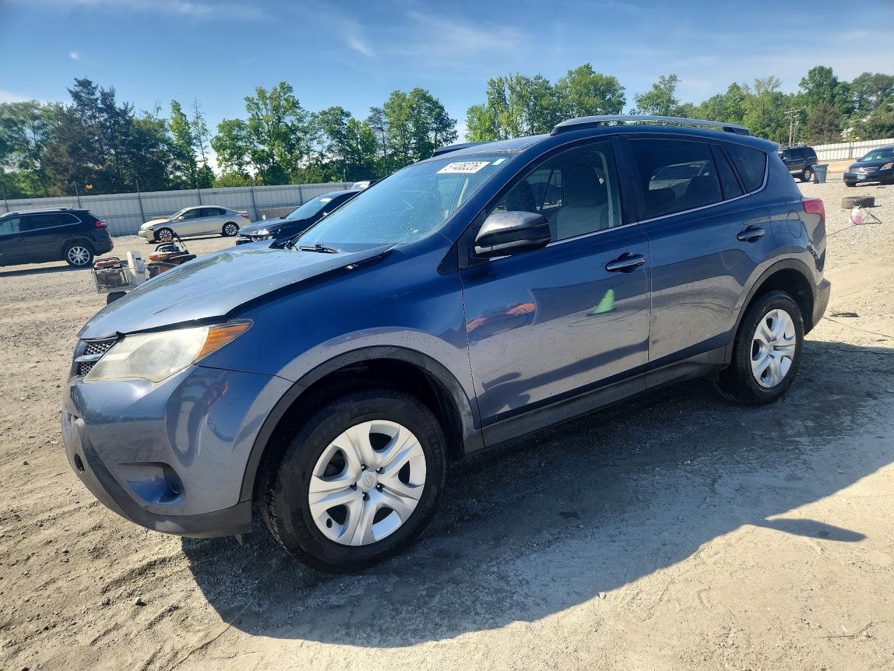 2014 Toyota Rav4 Le Синий vin: JTMZFREV0ED032557