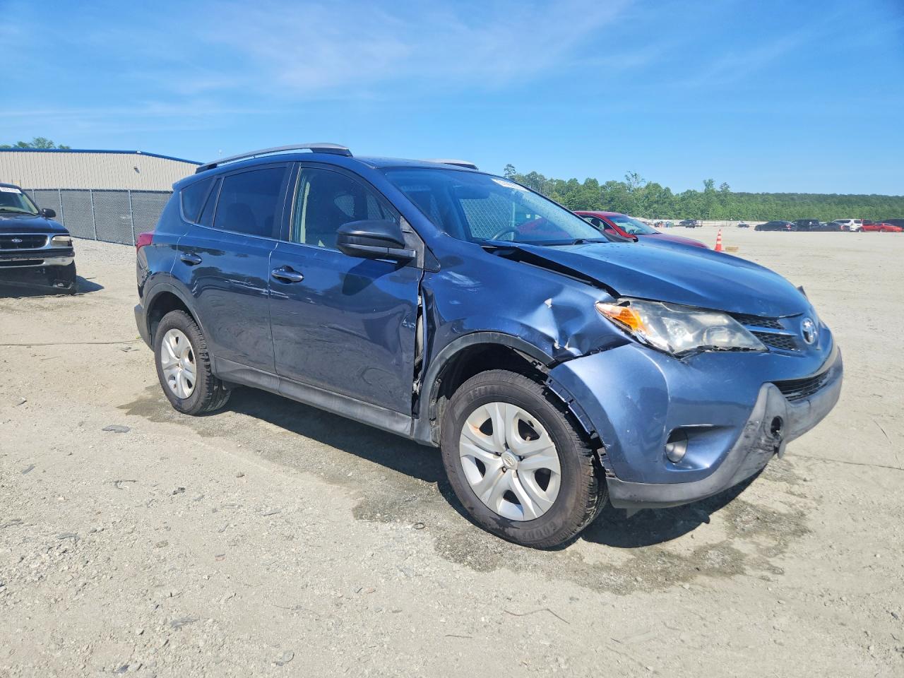 2014 Toyota Rav4 Le Синий vin: JTMZFREV0ED032557