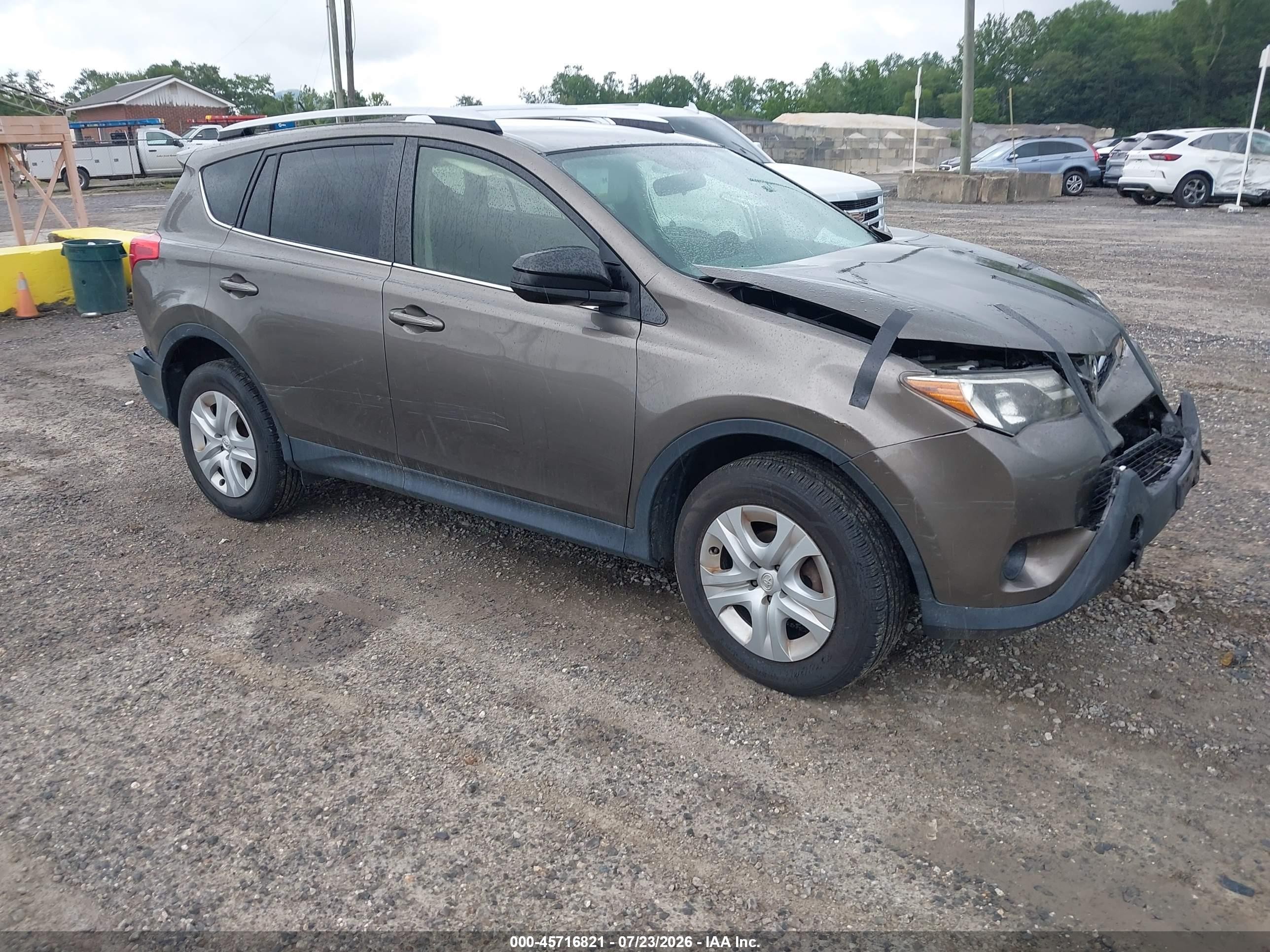 2015 Toyota Rav4 Le Gray vin: JTMZFREV0FD073515