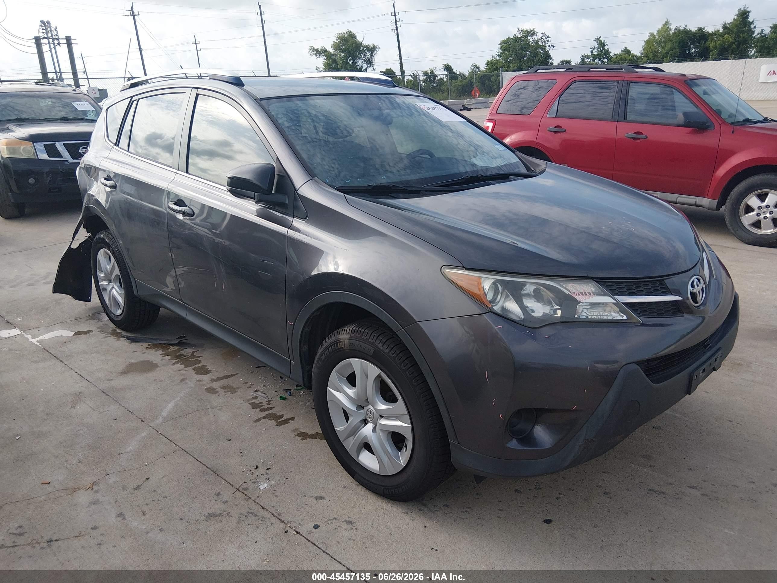 2015 Toyota Rav4 Le Gray vin: JTMZFREV0FJ025773