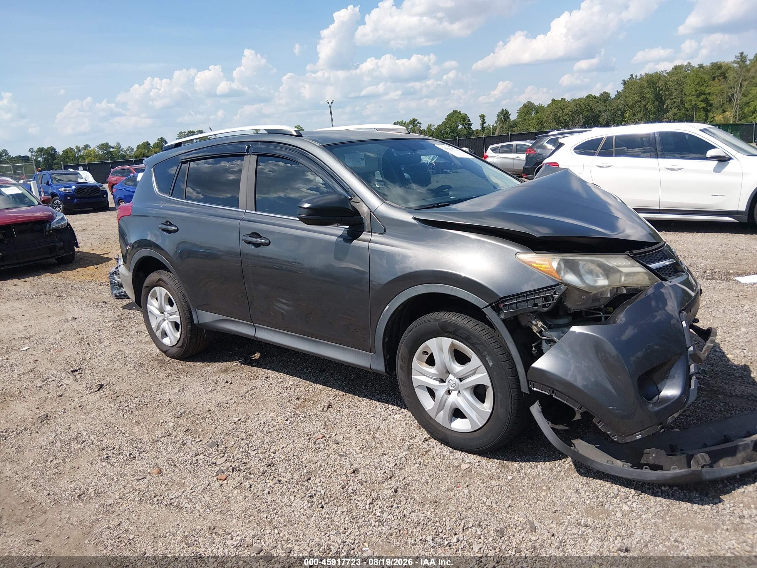 2013 Toyota Rav4 Le Gray vin: JTMZFREV1DD024255