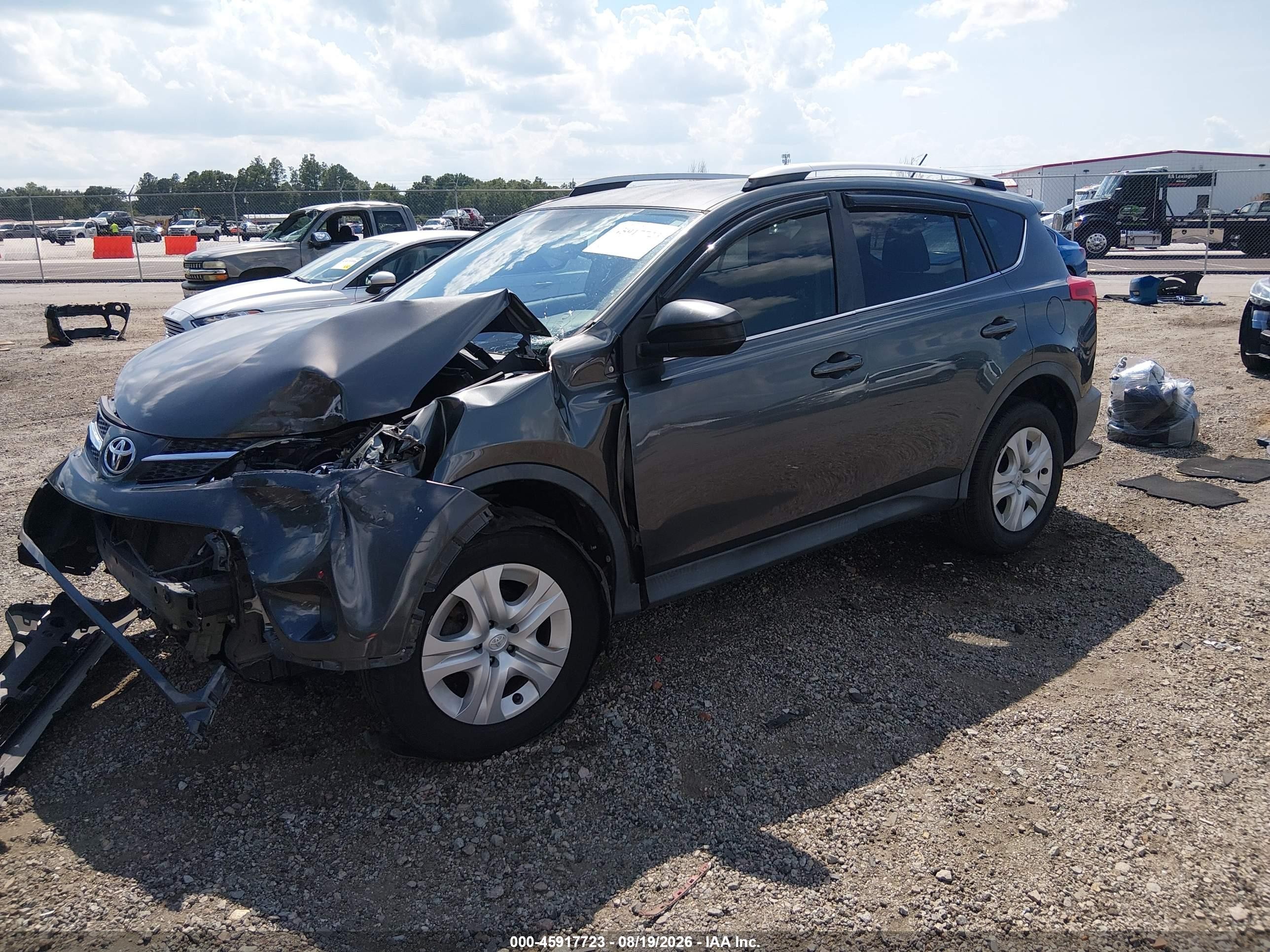 2013 Toyota Rav4 Le Gray vin: JTMZFREV1DD024255