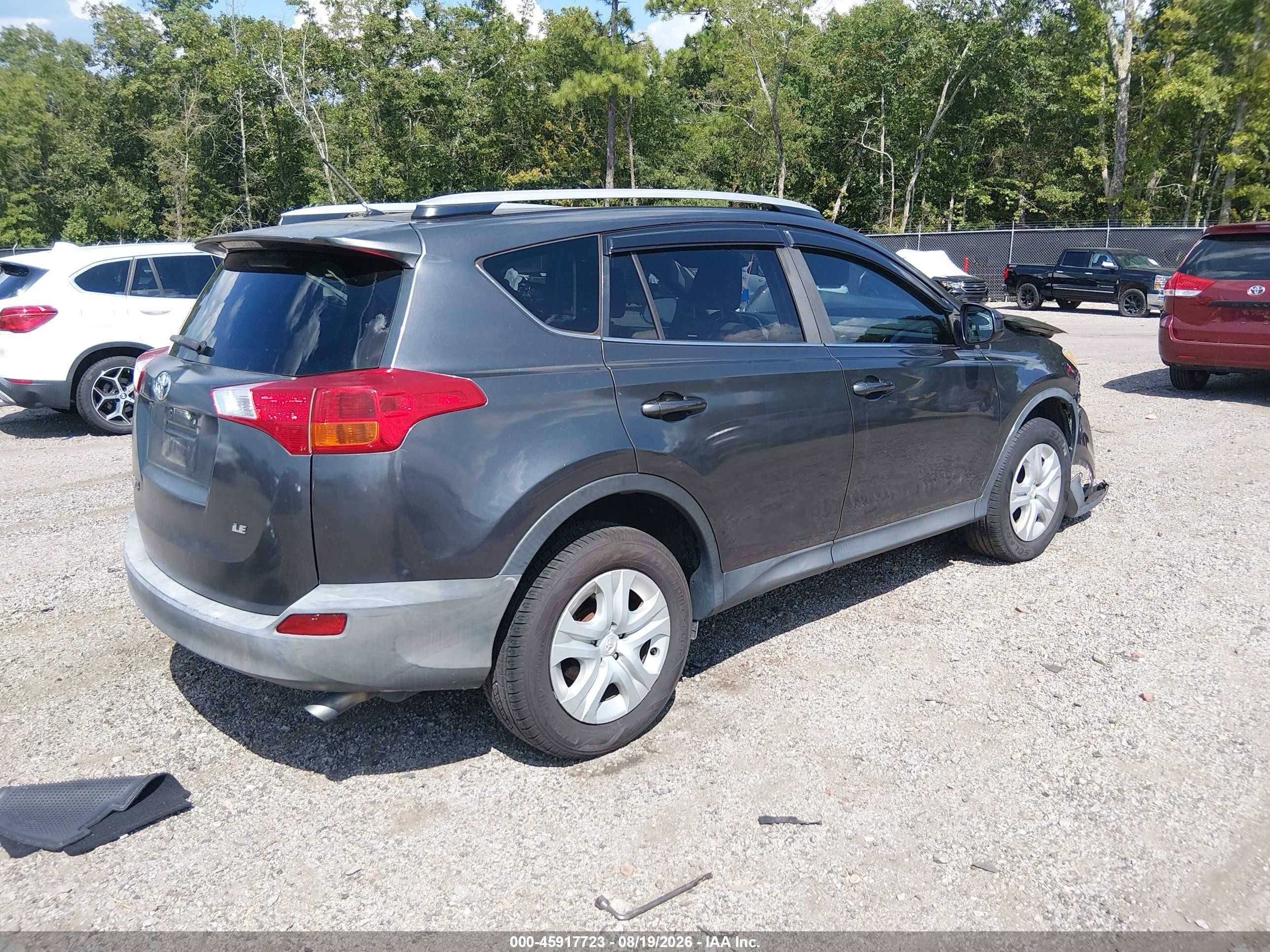 2013 Toyota Rav4 Le Gray vin: JTMZFREV1DD024255