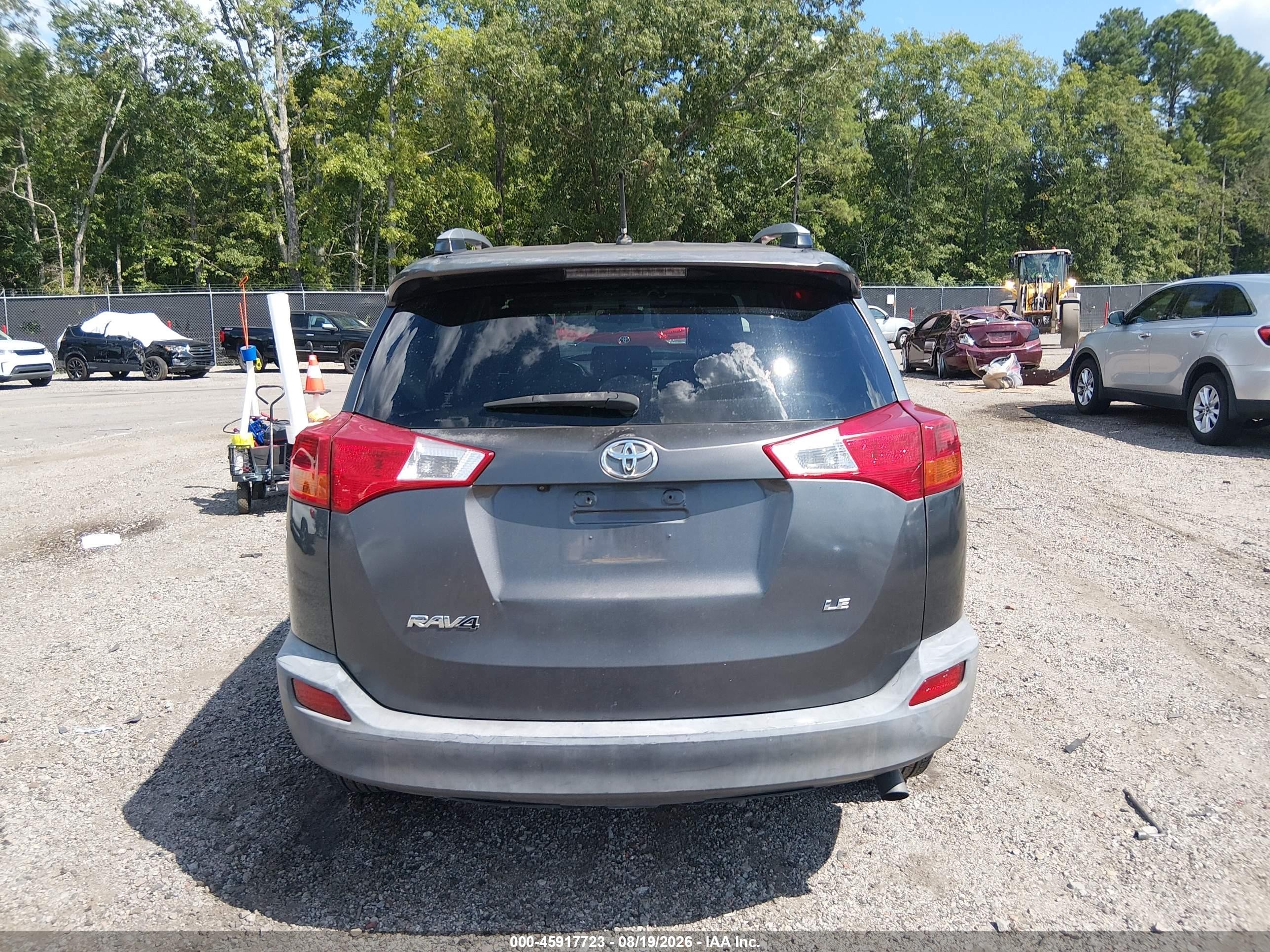 2013 Toyota Rav4 Le Gray vin: JTMZFREV1DD024255