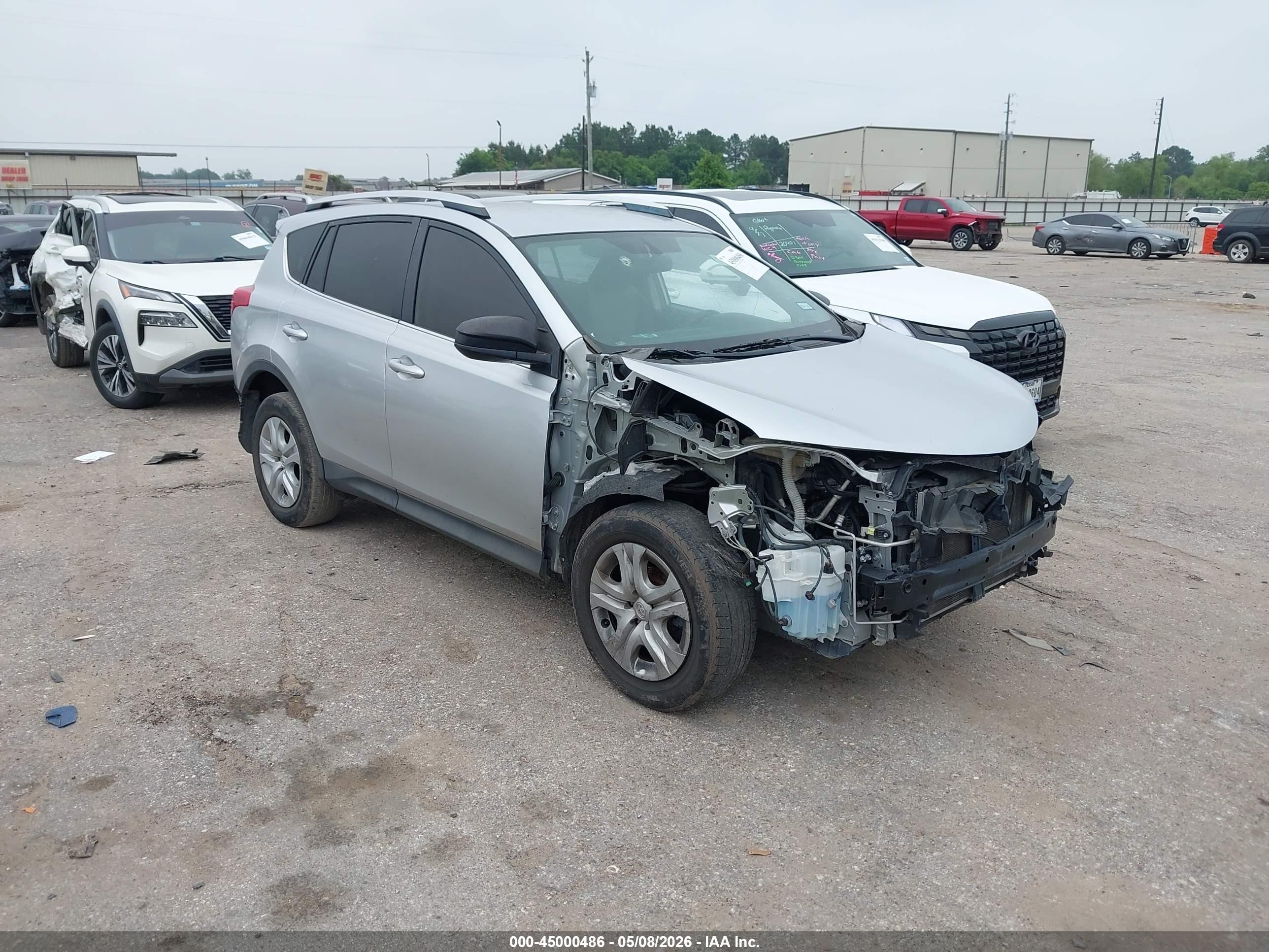 2014 Toyota Rav4 Le Silver vin: JTMZFREV1ED027688