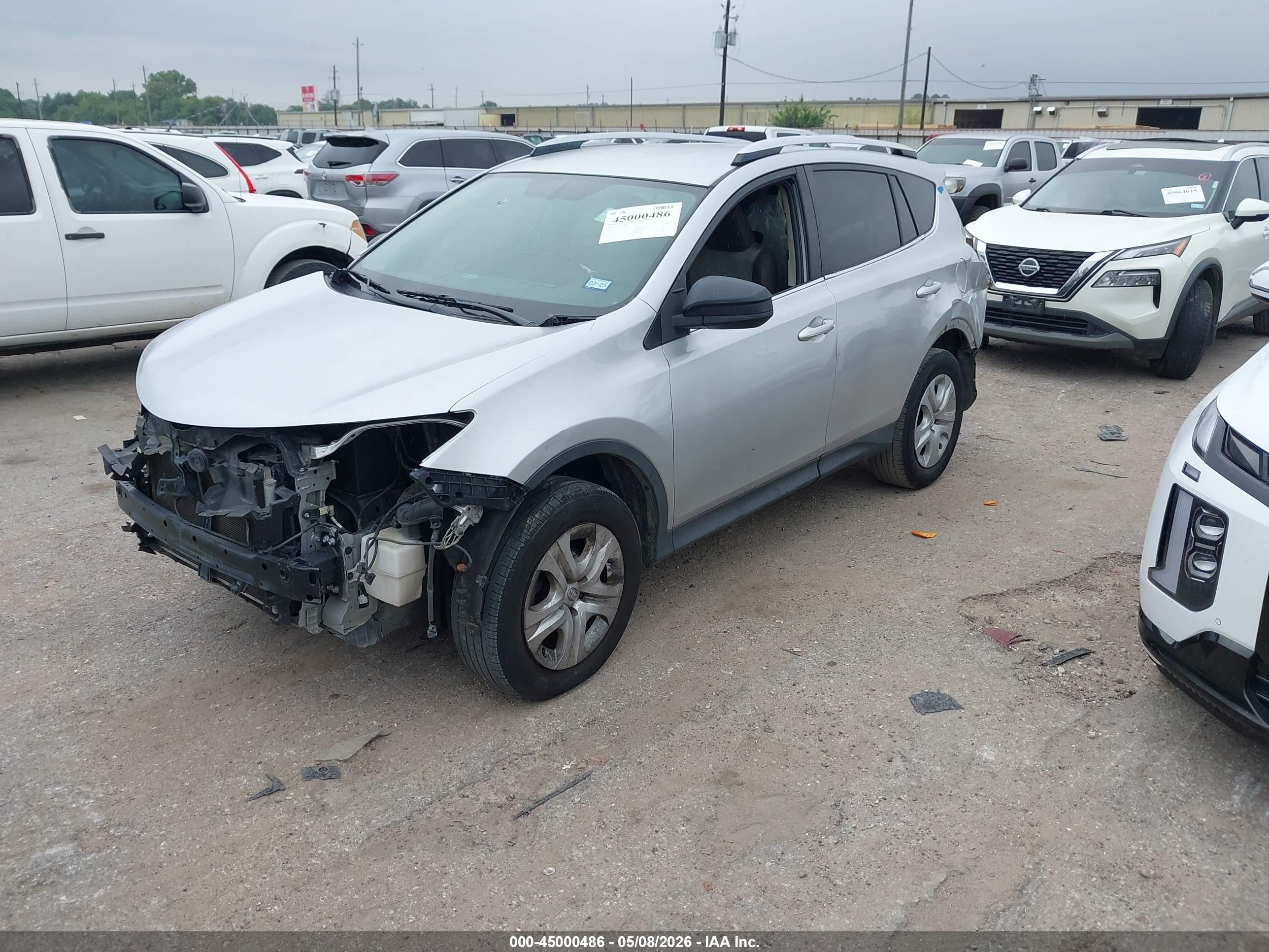 2014 Toyota Rav4 Le Silver vin: JTMZFREV1ED027688