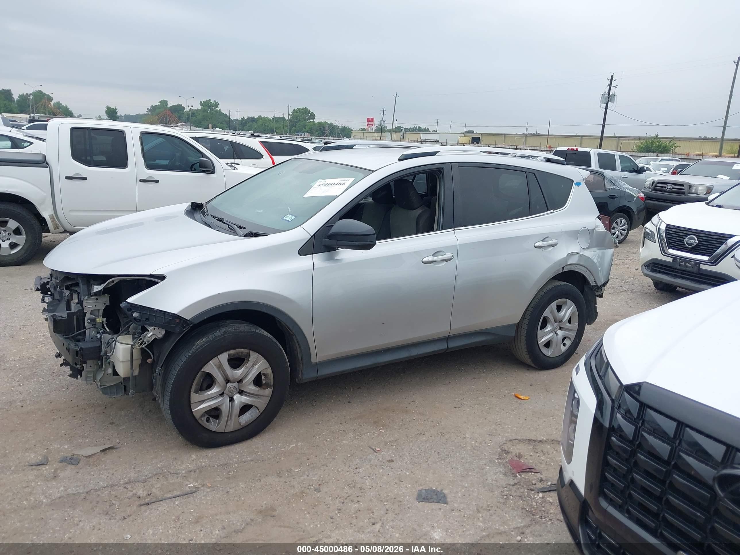 2014 Toyota Rav4 Le Silver vin: JTMZFREV1ED027688