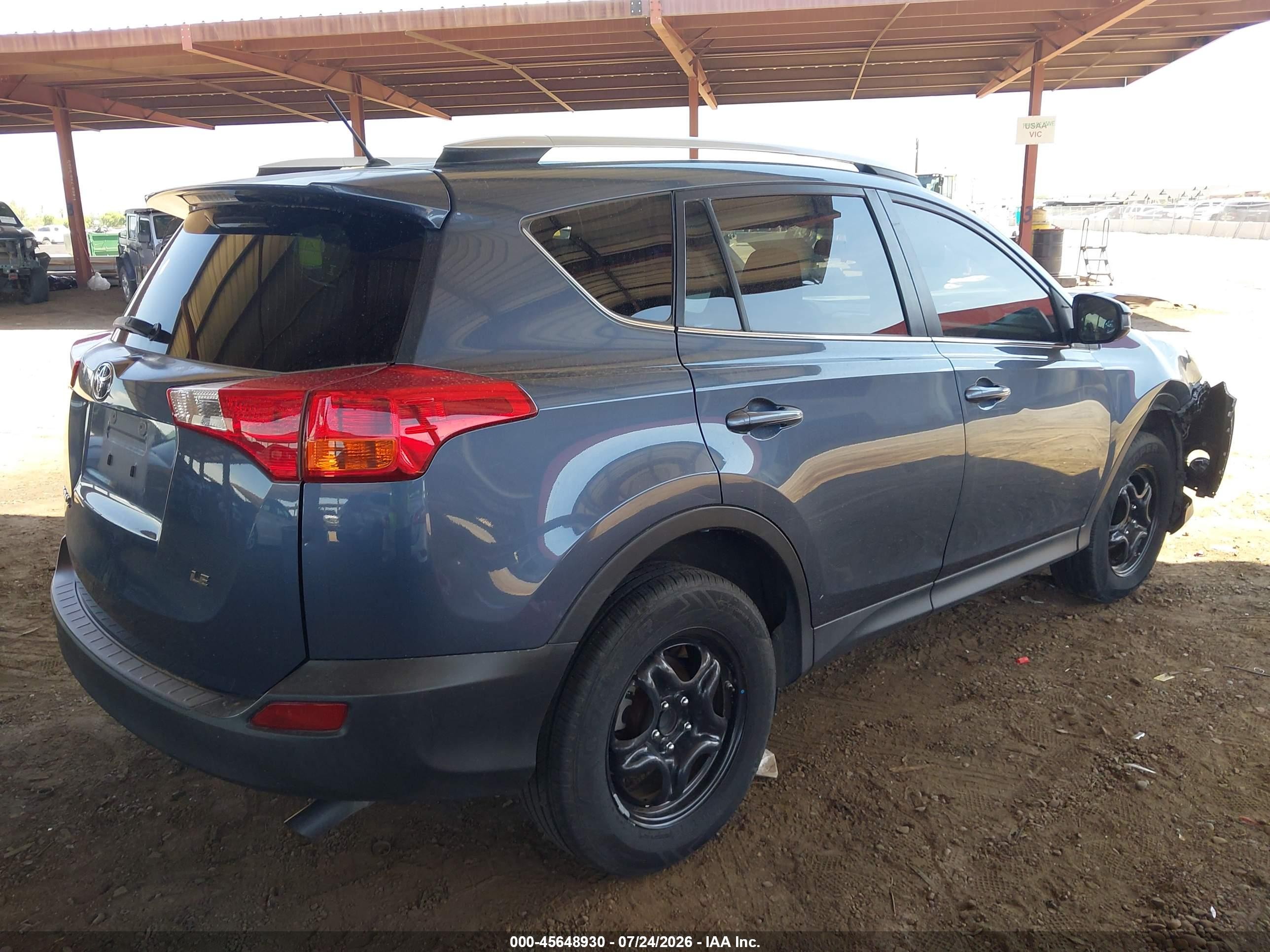 2014 Toyota Rav4 Le Gray vin: JTMZFREV1ED034530