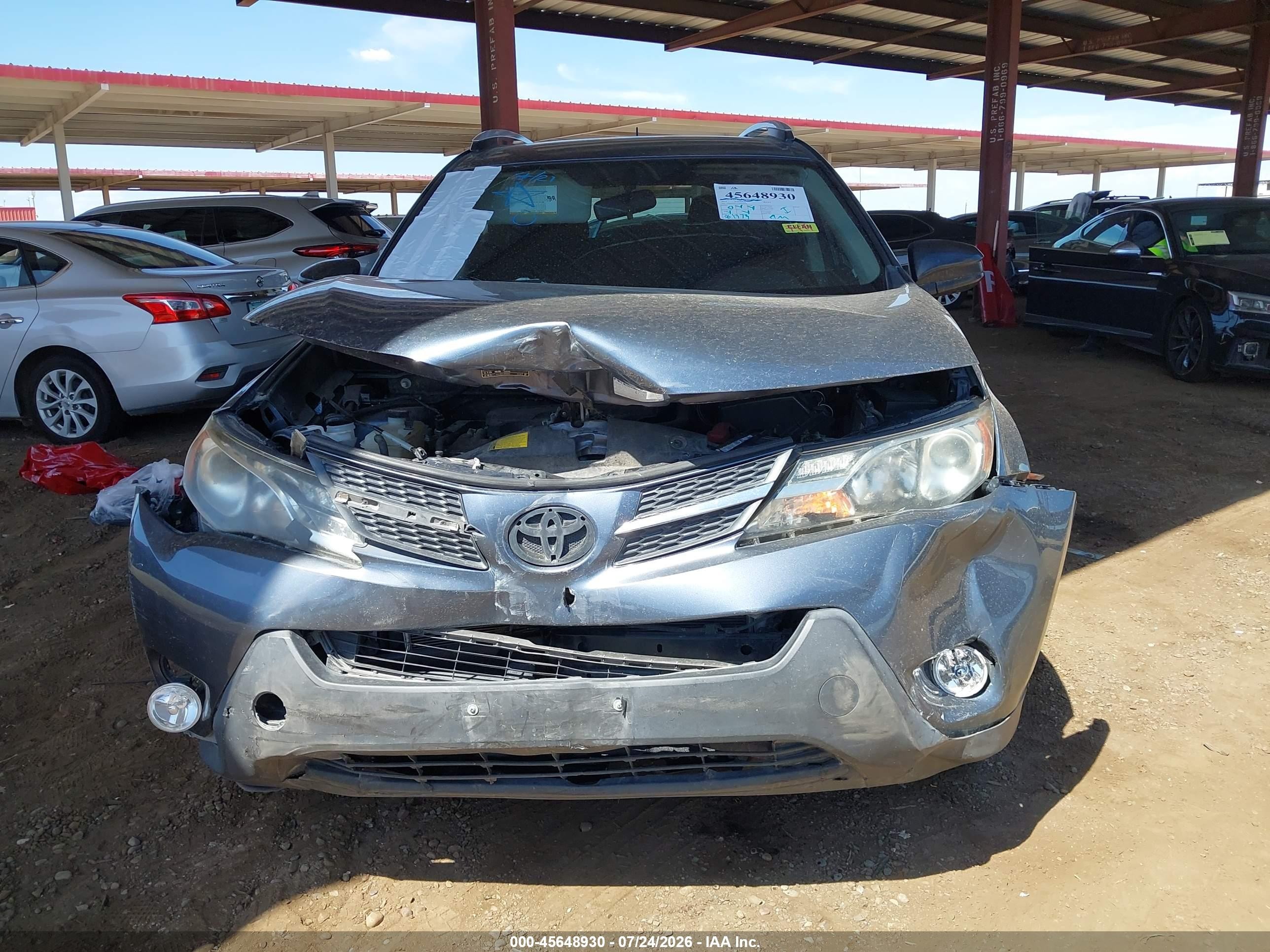 2014 Toyota Rav4 Le Gray vin: JTMZFREV1ED034530