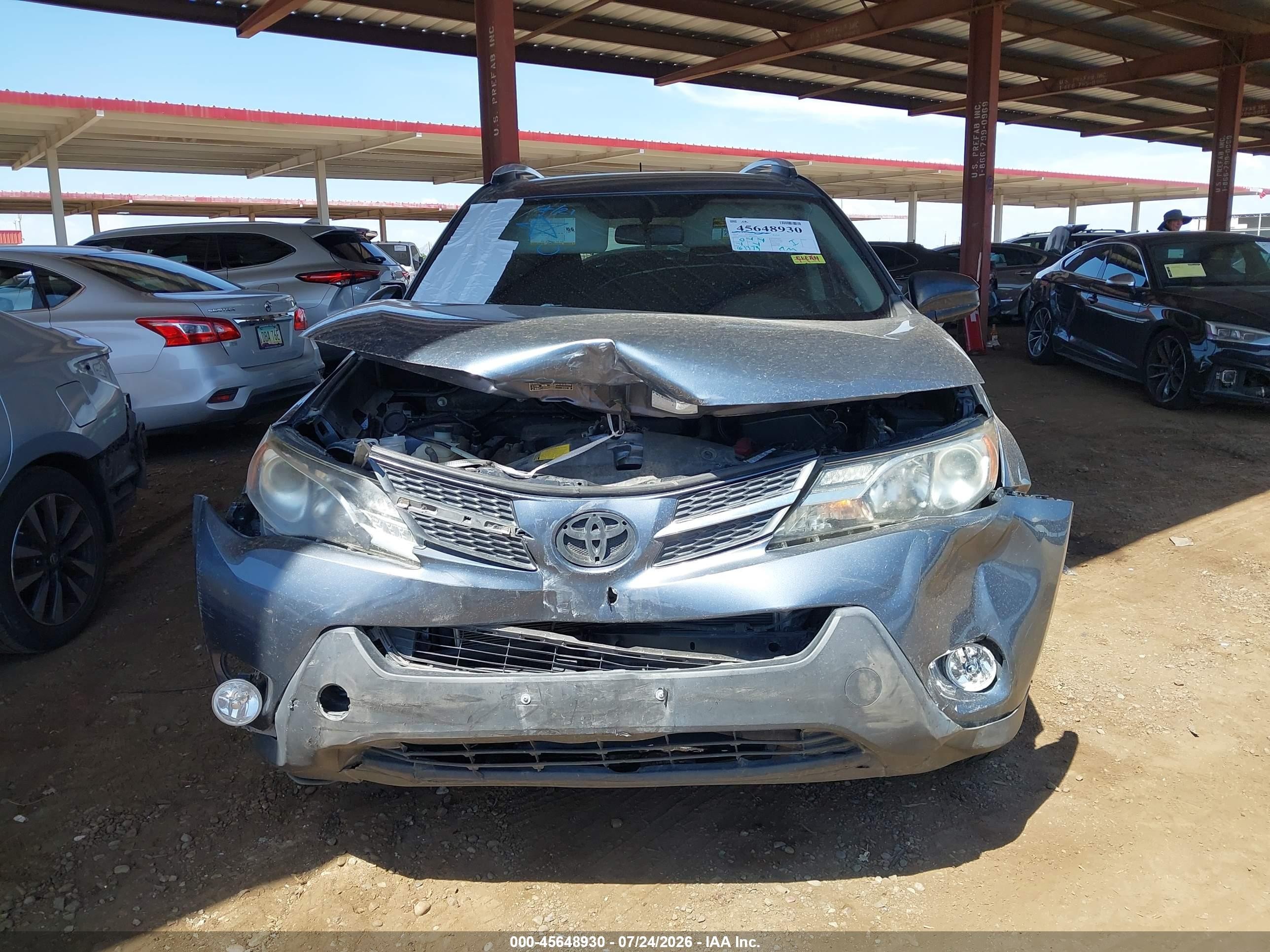 2014 Toyota Rav4 Le Gray vin: JTMZFREV1ED034530