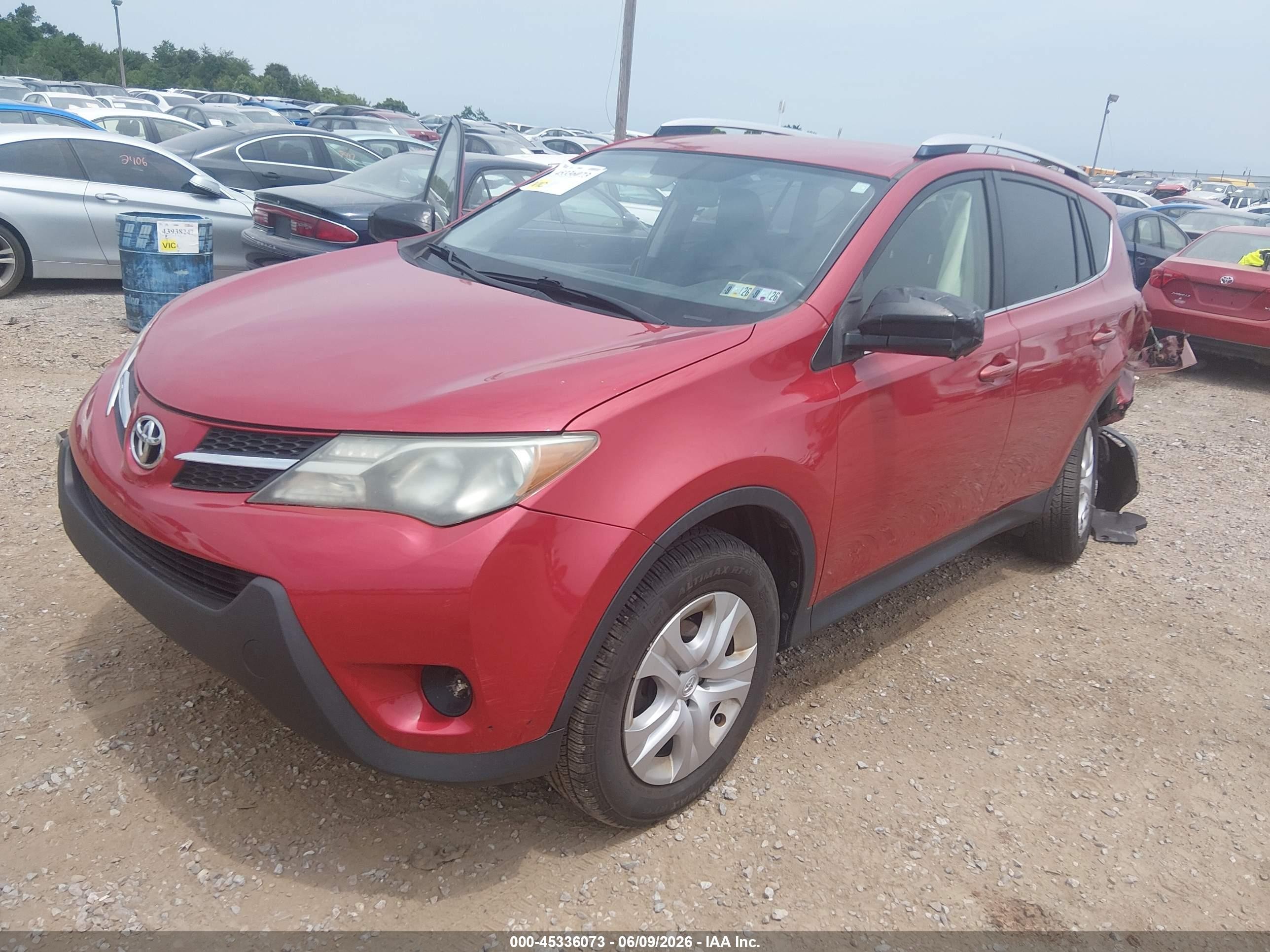 2014 Toyota Rav4 Le Red vin: JTMZFREV1ED041946