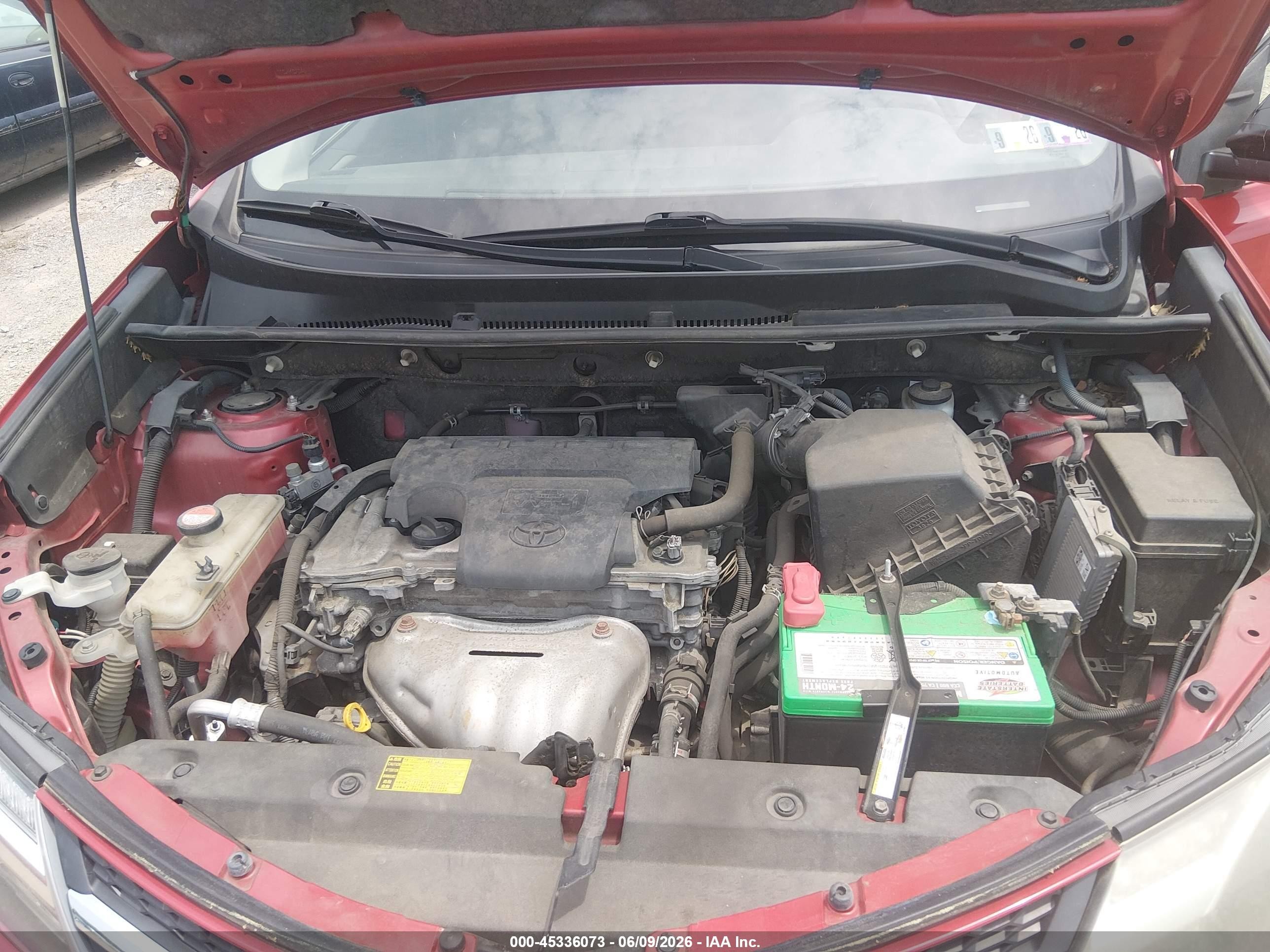 2014 Toyota Rav4 Le Red vin: JTMZFREV1ED041946