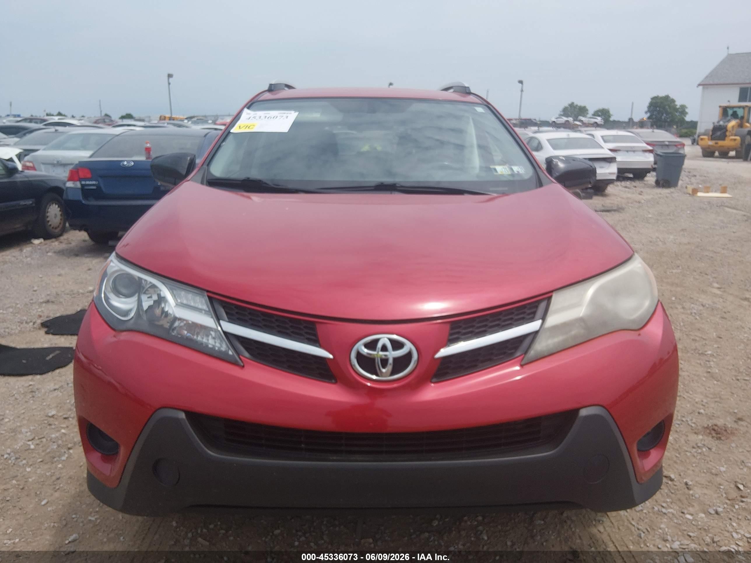 2014 Toyota Rav4 Le Red vin: JTMZFREV1ED041946
