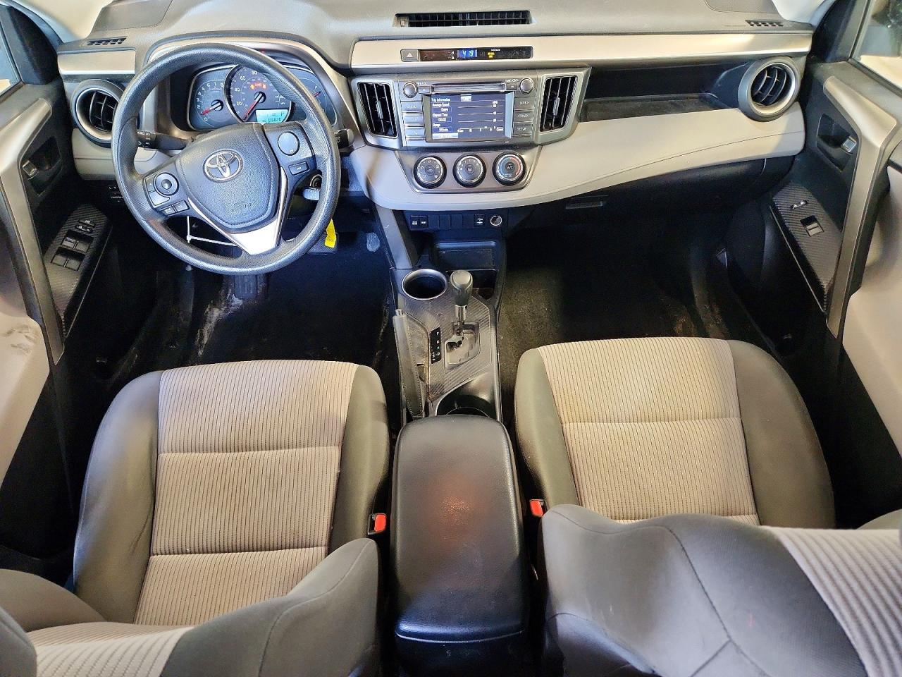 2014 Toyota Rav4 Le White vin: JTMZFREV1EJ004591