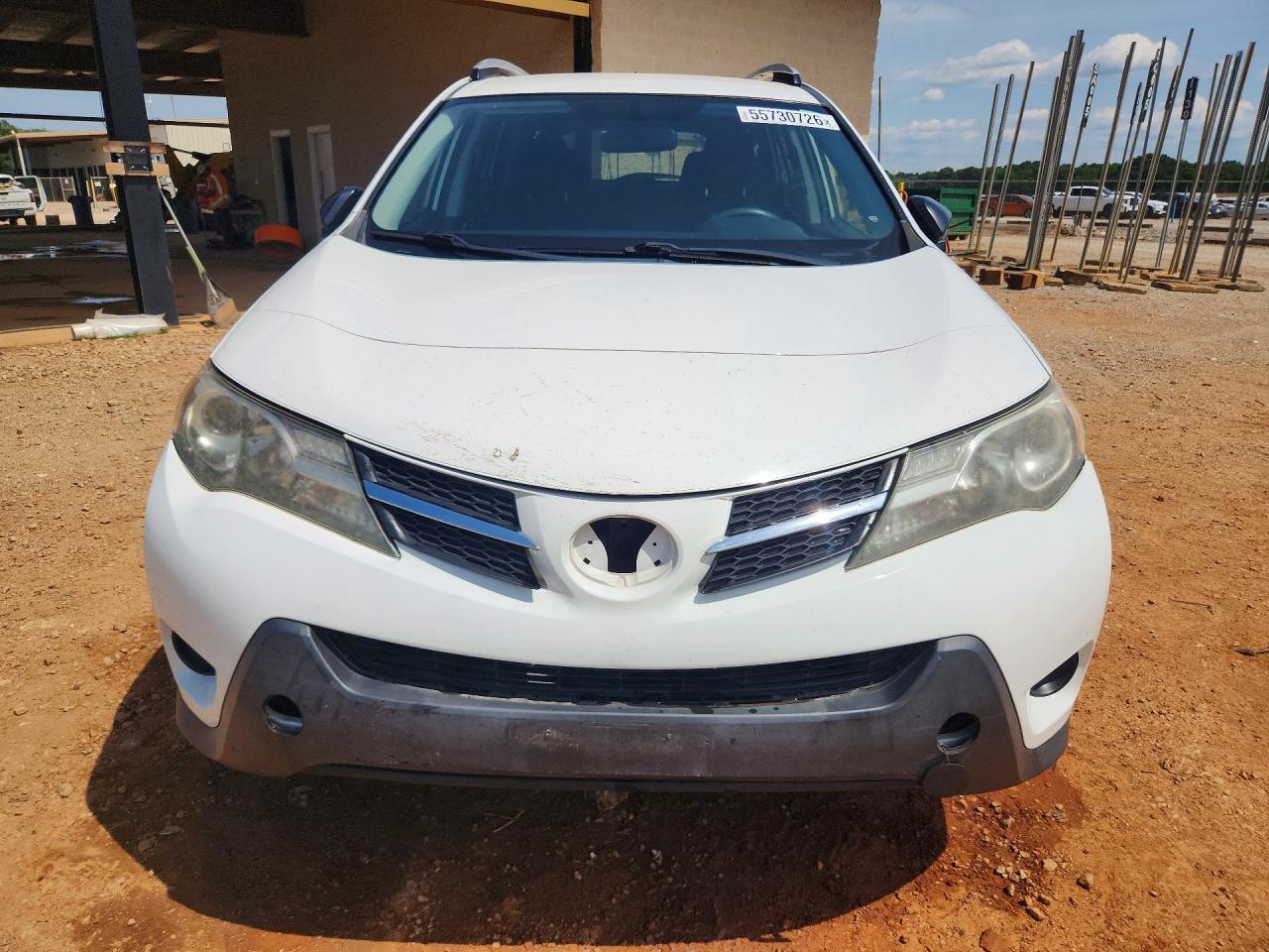 2015 Toyota Rav4 Le White vin: JTMZFREV1FJ059141