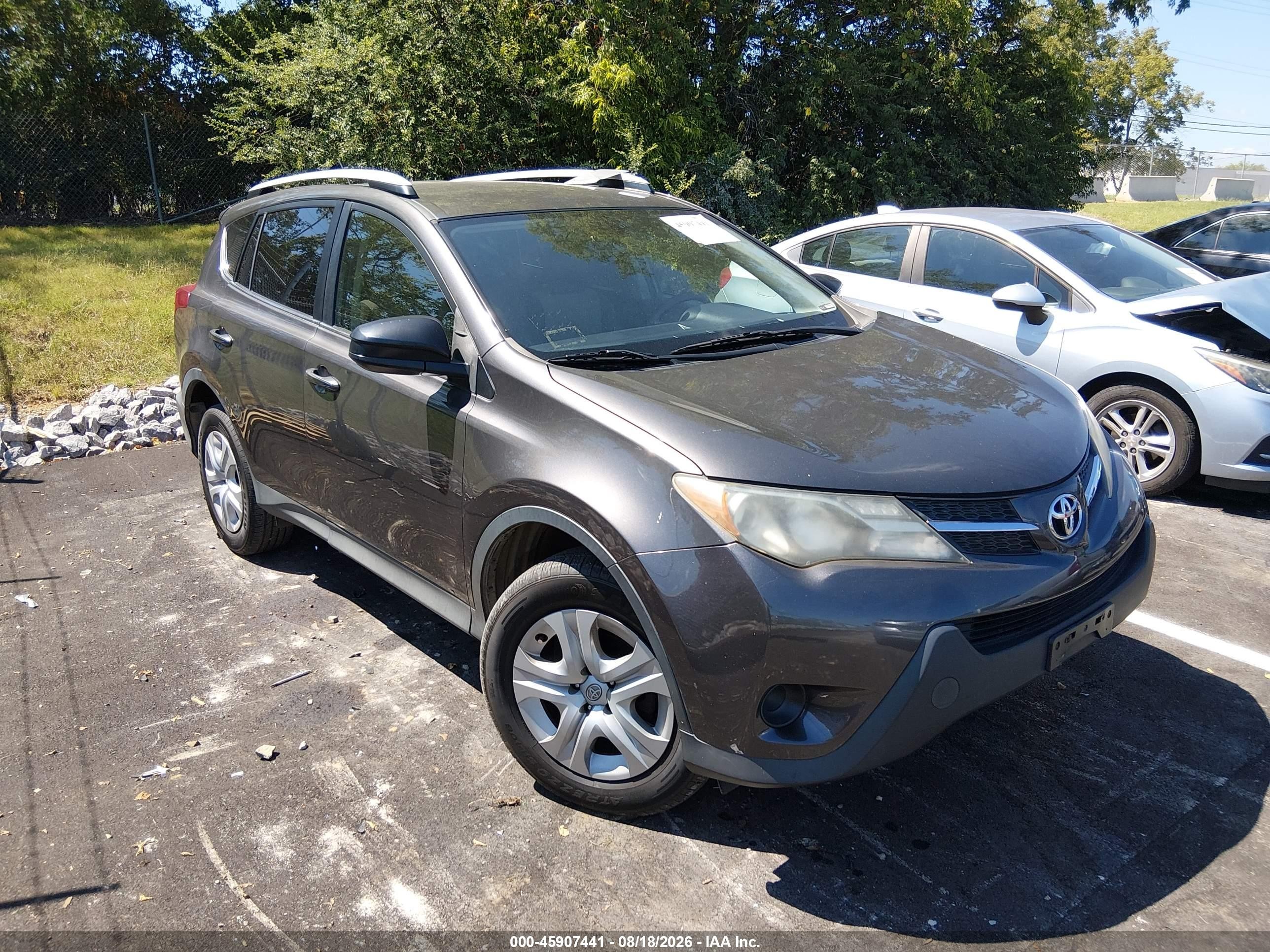 2013 Toyota Rav4 Le Серый vin: JTMZFREV2D5008477