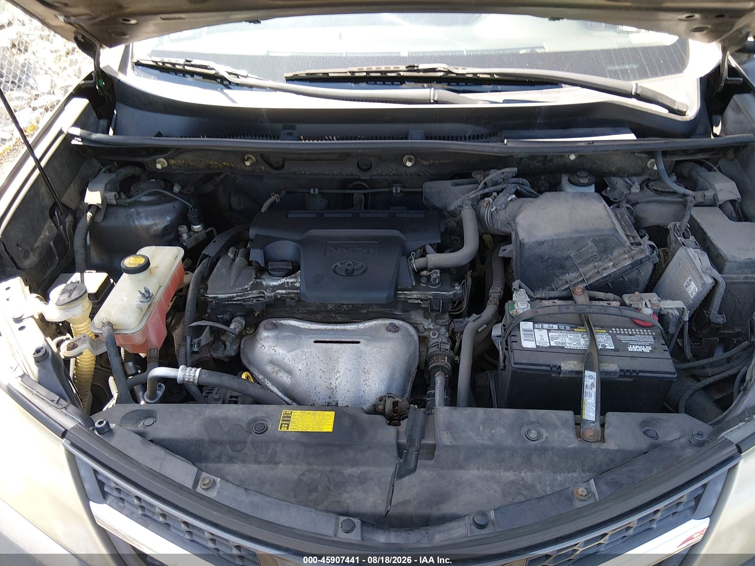 2013 Toyota Rav4 Le Gray vin: JTMZFREV2D5008477