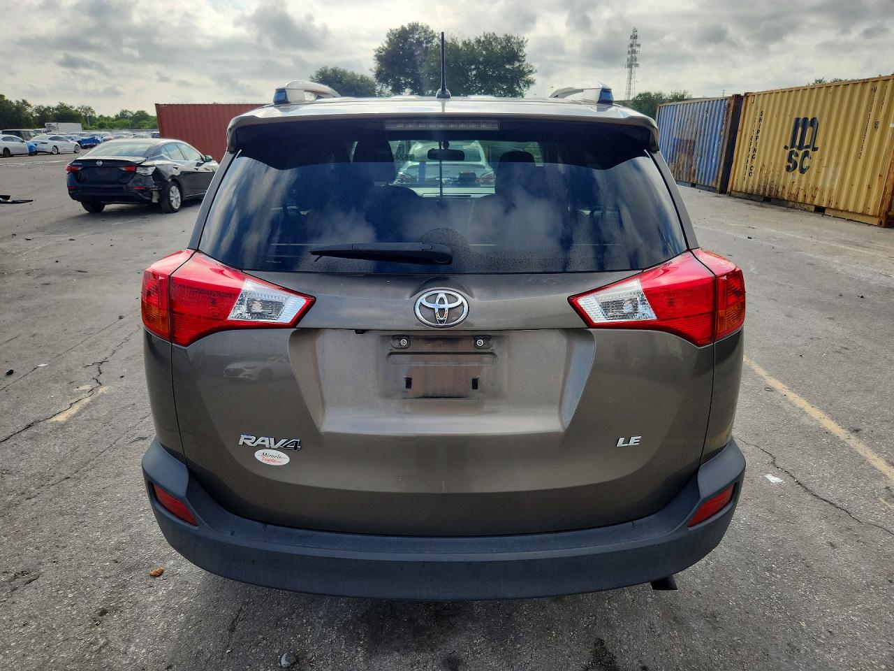 2014 Toyota Rav4 Le Коричневый vin: JTMZFREV2ED037209