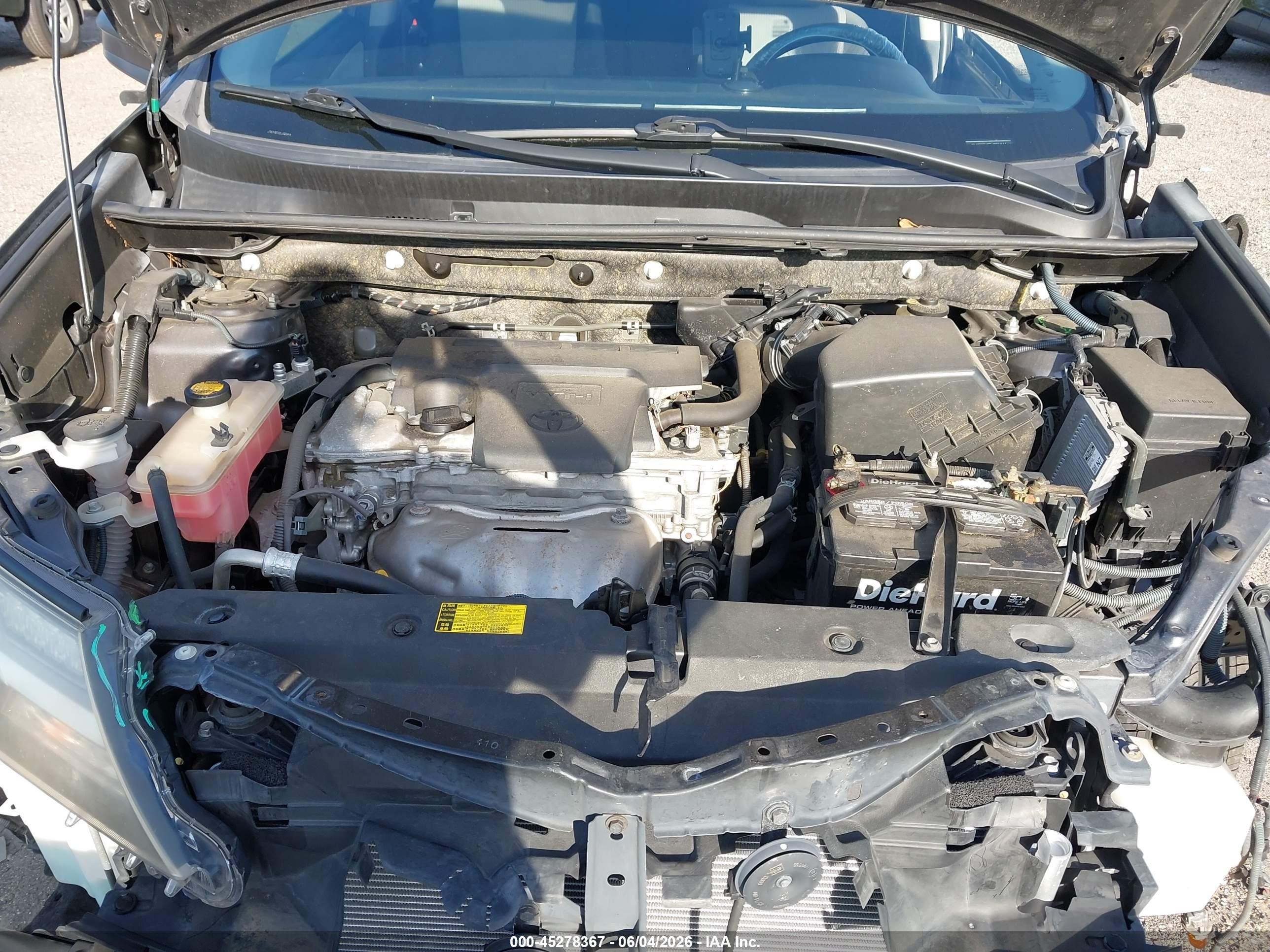 2014 Toyota Rav4 Le Gray vin: JTMZFREV2EJ001344