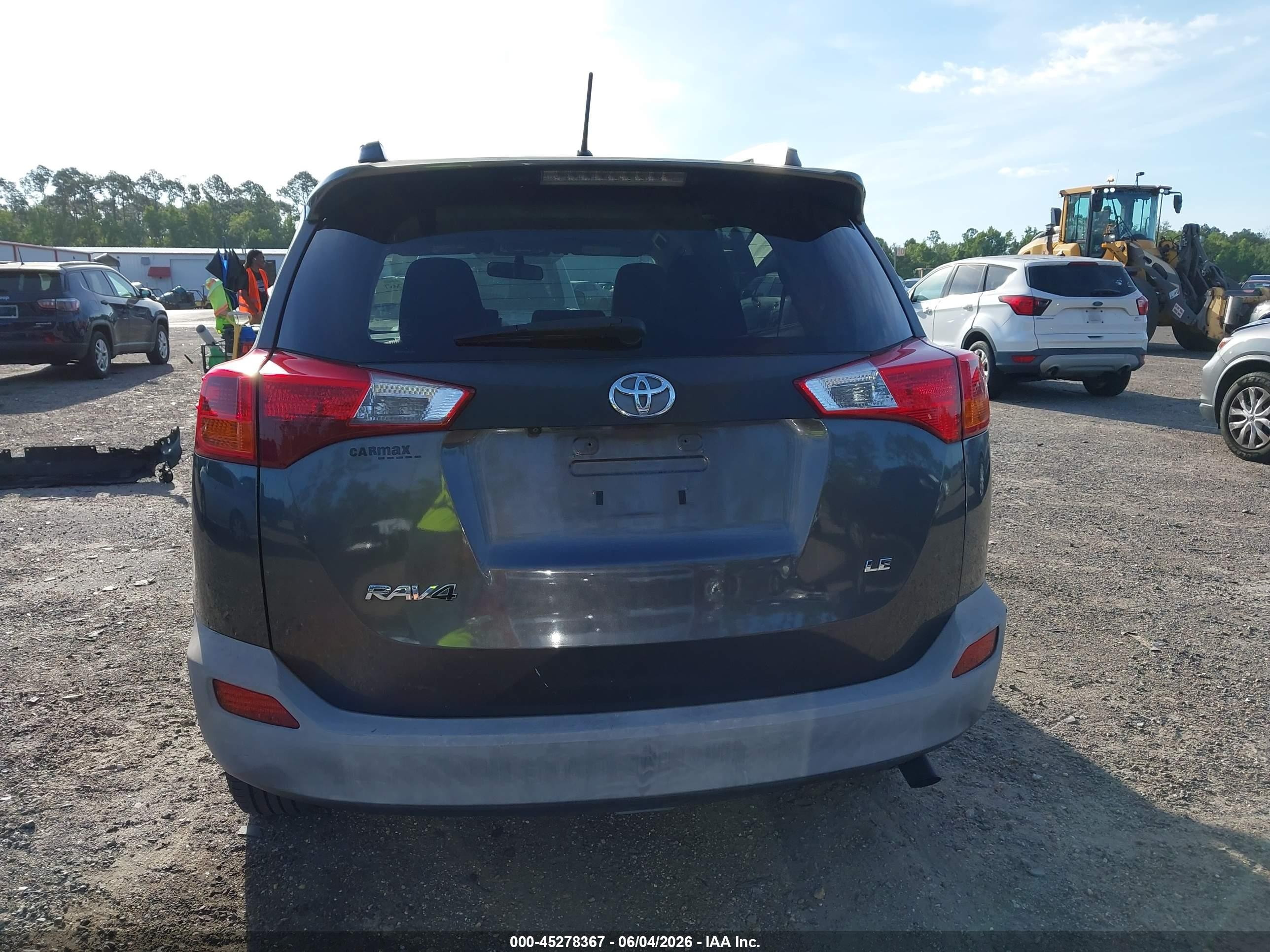 2014 Toyota Rav4 Le Gray vin: JTMZFREV2EJ001344