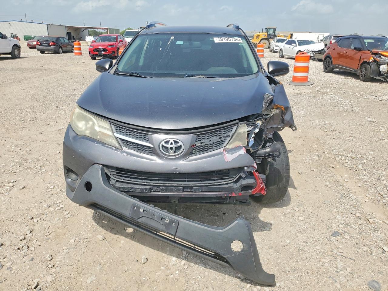 2014 Toyota Rav4 Le Серый vin: JTMZFREV2EJ020203