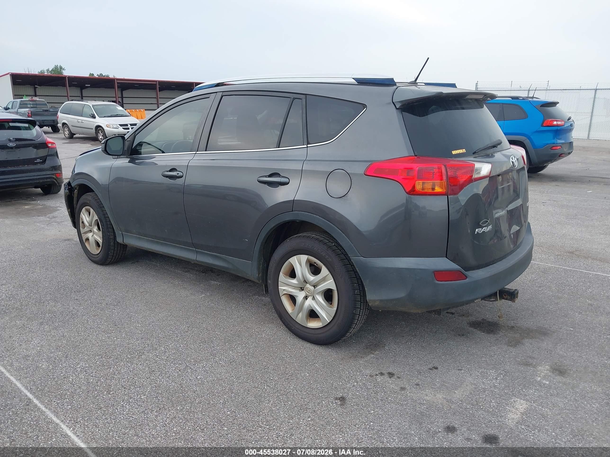 2014 Toyota Rav4 Le Gray vin: JTMZFREV2EJ021478
