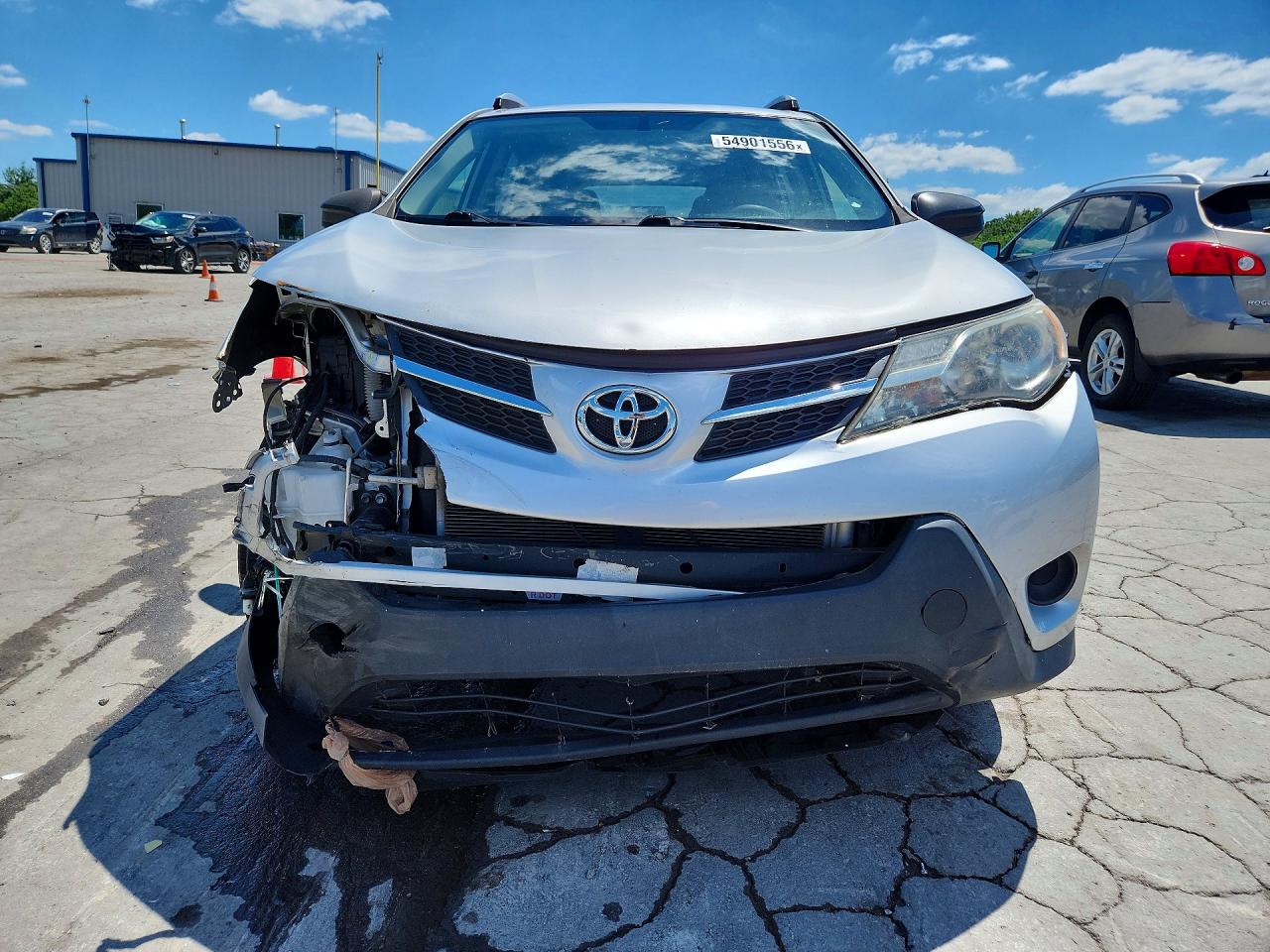 2015 Toyota Rav4 Le Silver vin: JTMZFREV2FD077436