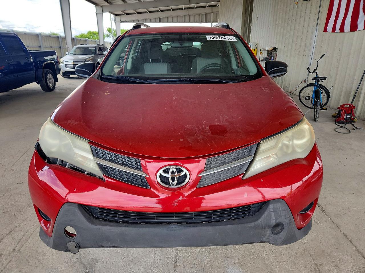 2013 Toyota Rav4 Le Red vin: JTMZFREV3DD025147