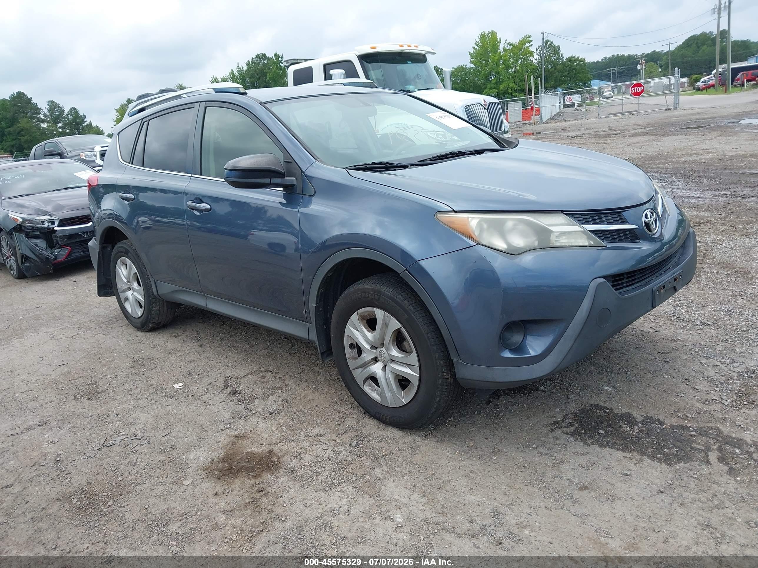 2014 Toyota Rav4 Le Синий vin: JTMZFREV3ED037512