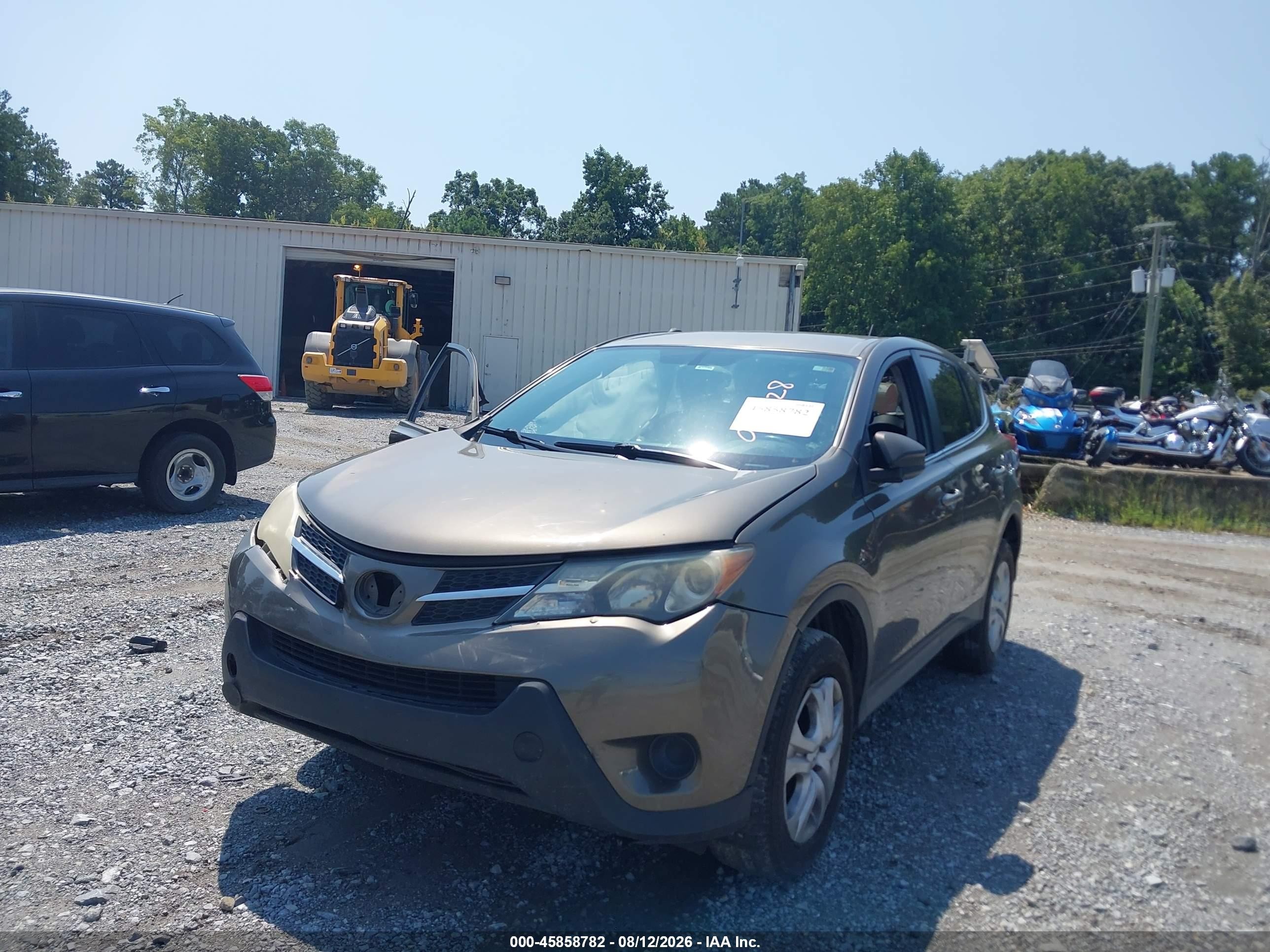 2014 Toyota Rav4 Le Серый vin: JTMZFREV3ED042628