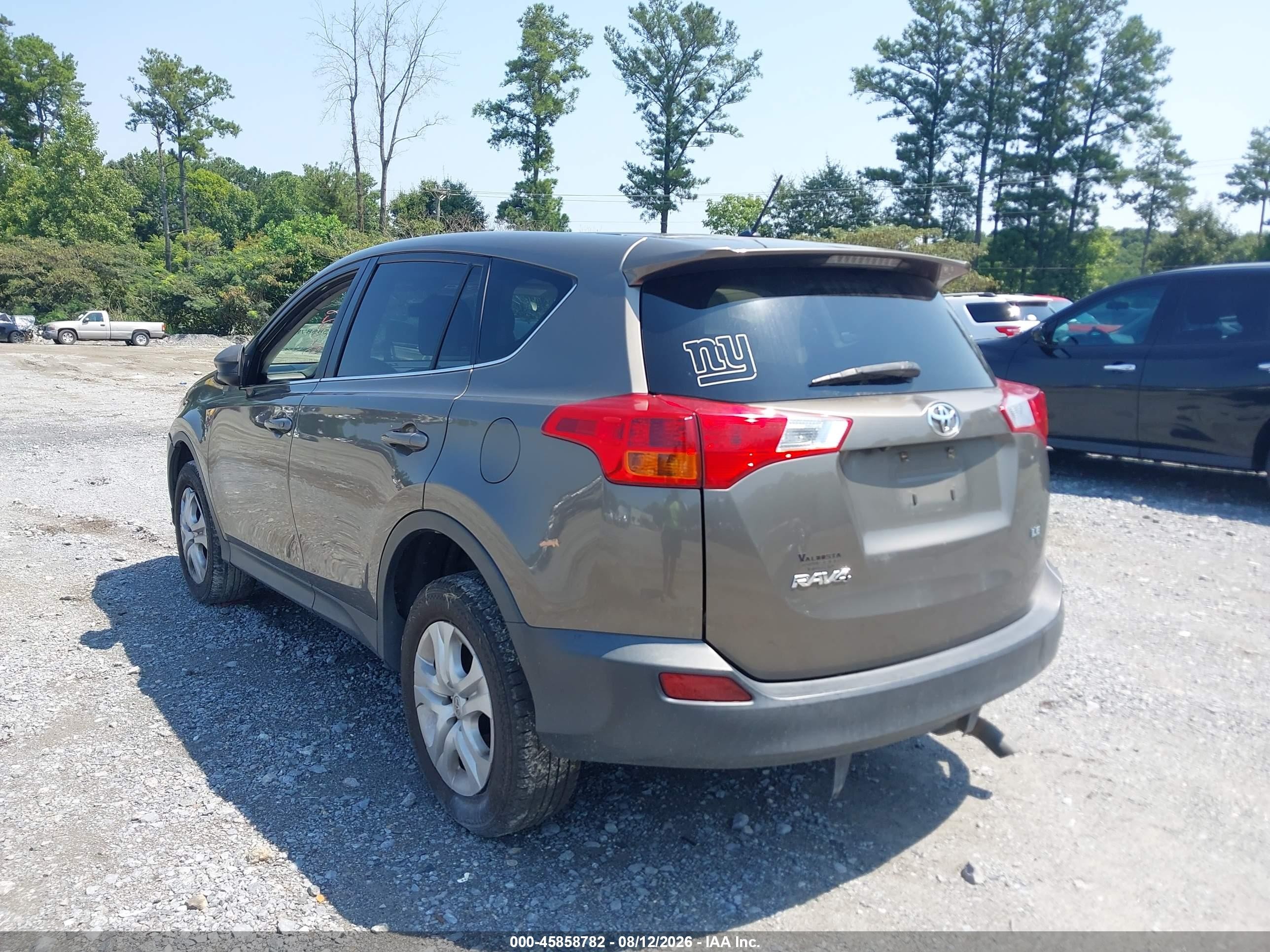 2014 Toyota Rav4 Le Серый vin: JTMZFREV3ED042628