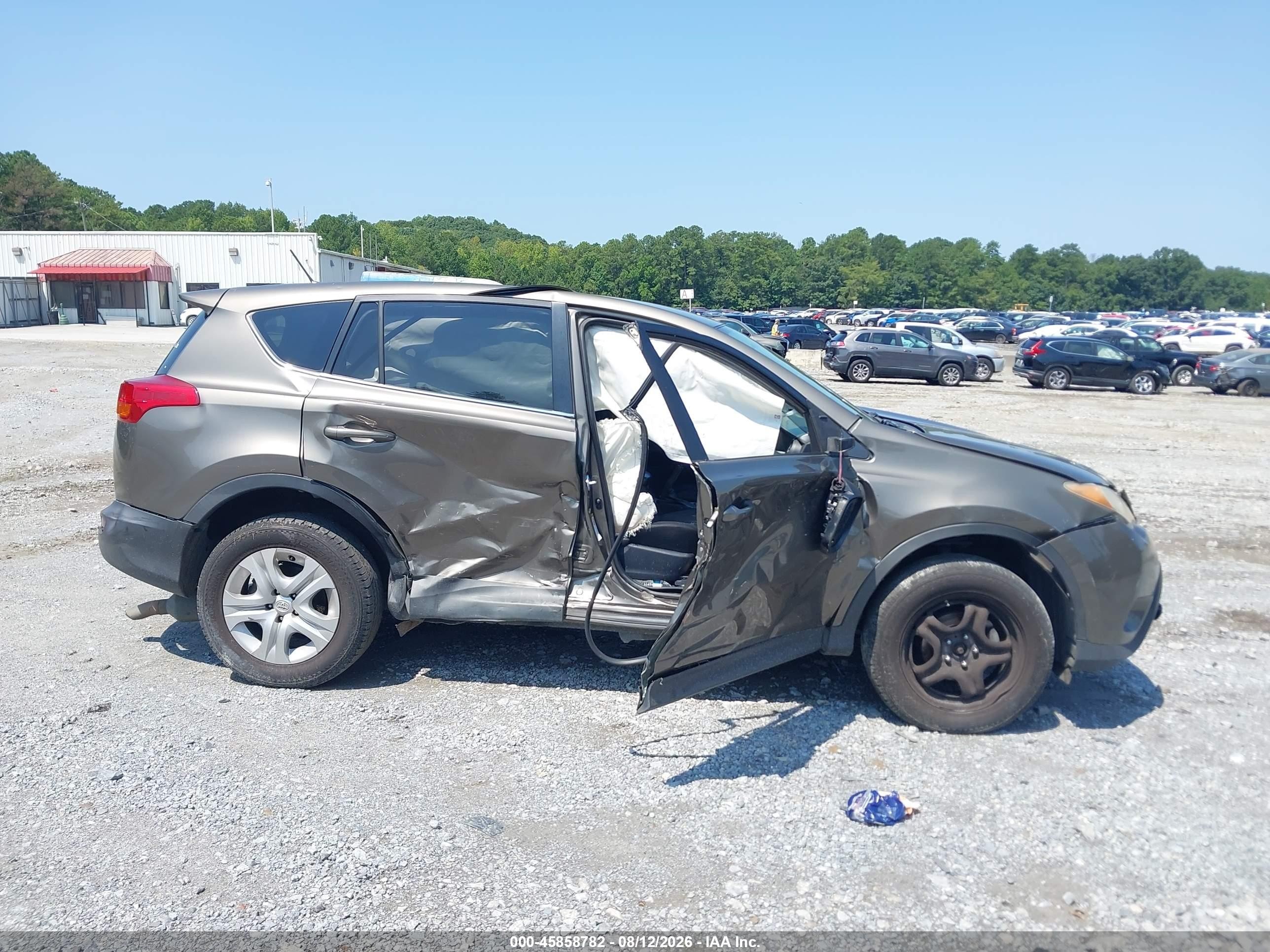 2014 Toyota Rav4 Le Серый vin: JTMZFREV3ED042628
