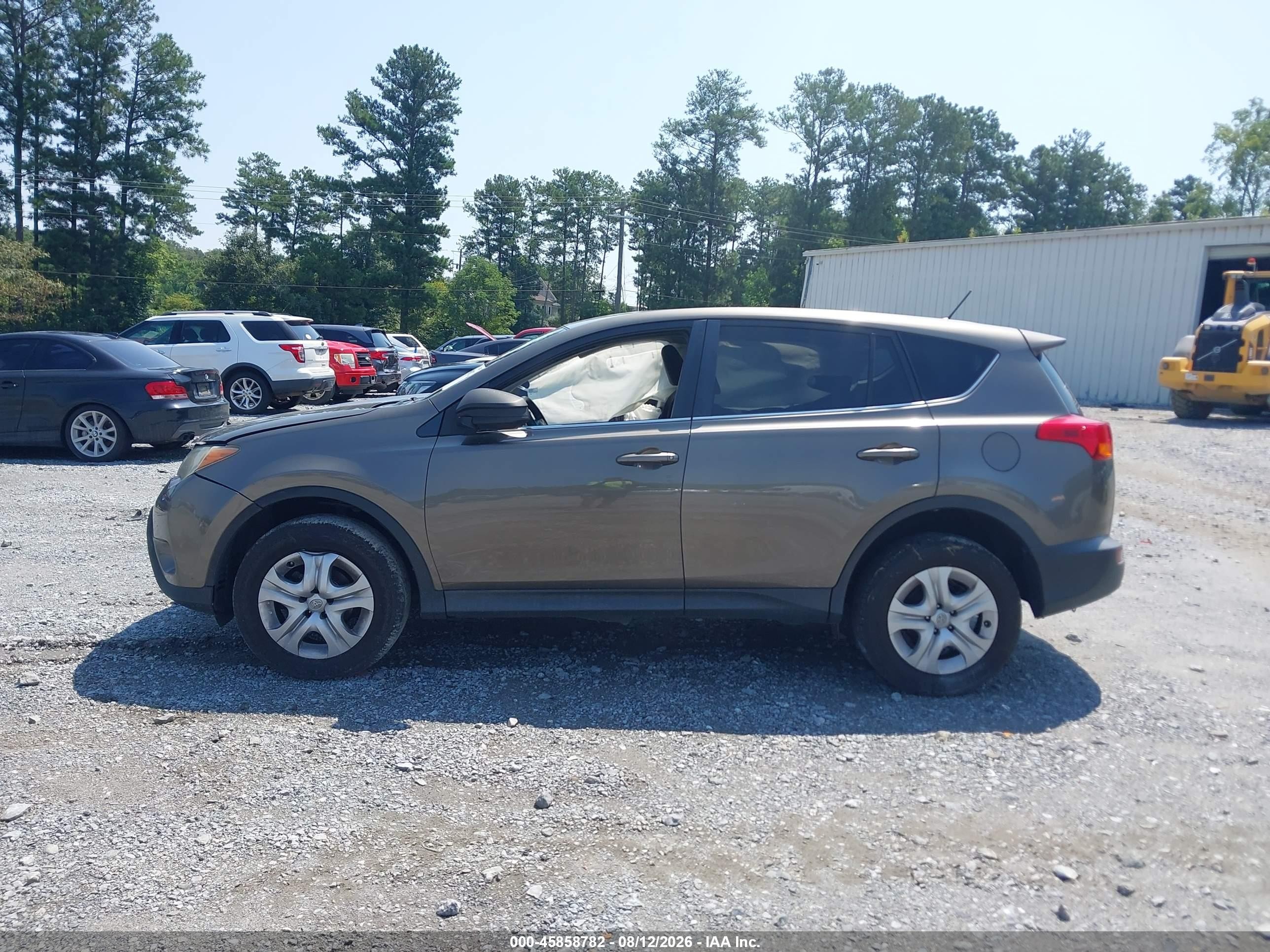 2014 Toyota Rav4 Le Серый vin: JTMZFREV3ED042628
