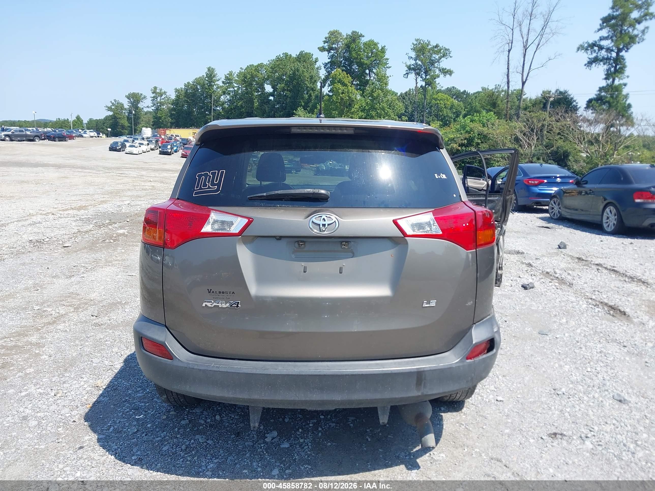 2014 Toyota Rav4 Le Серый vin: JTMZFREV3ED042628
