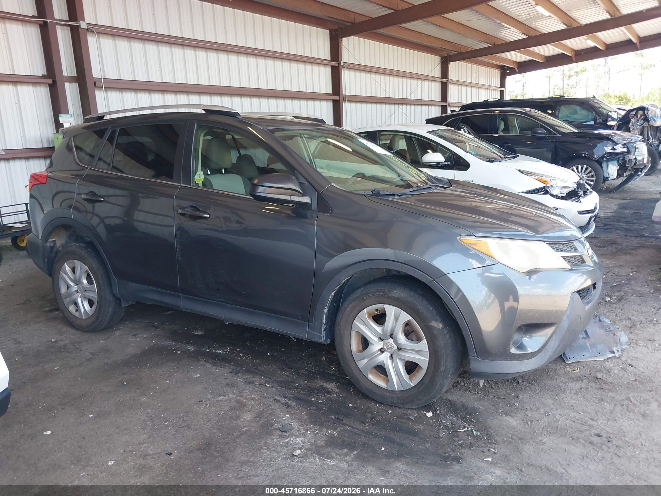 2015 Toyota Rav4 Le Gray vin: JTMZFREV3FD068356
