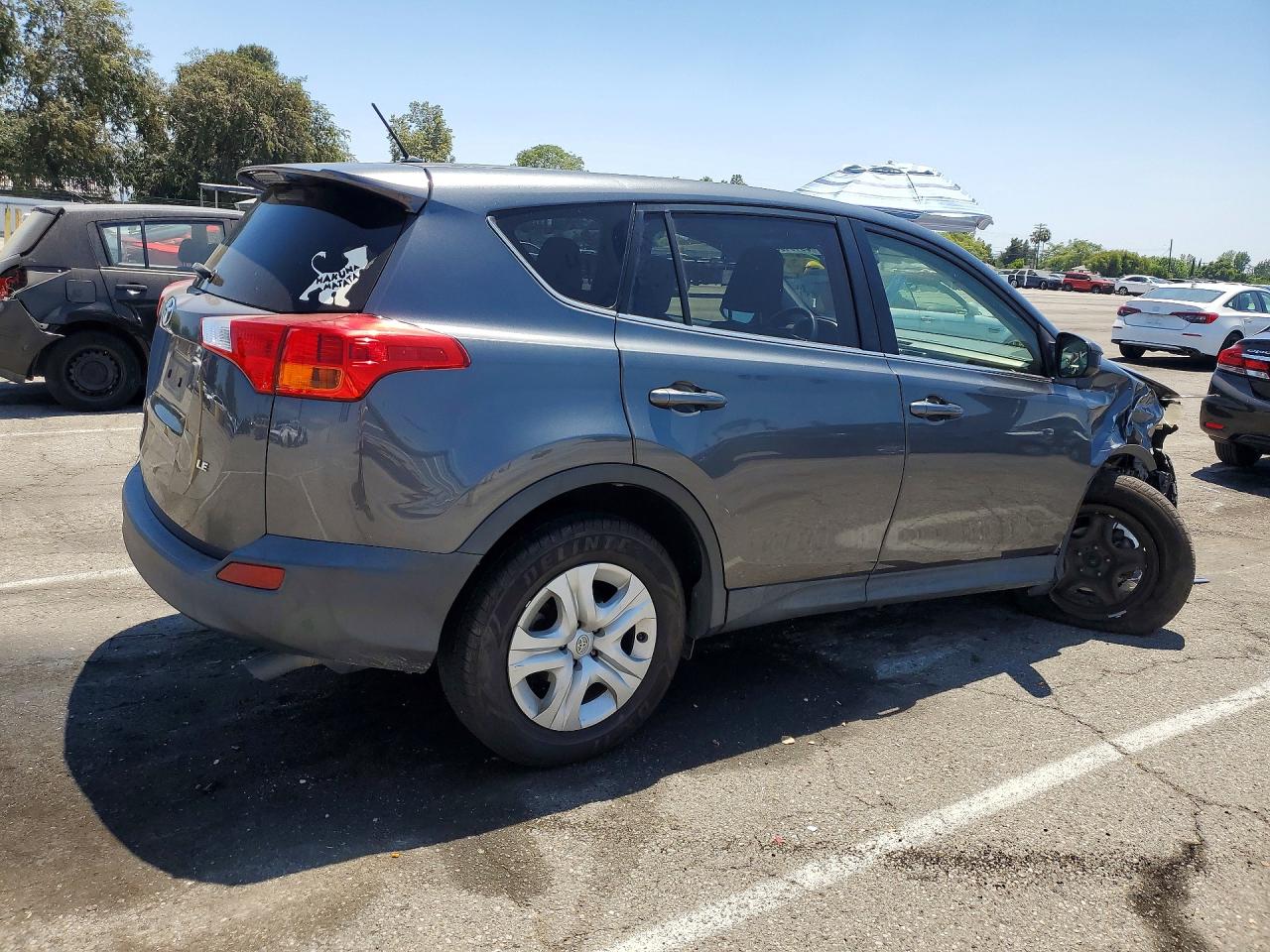 2015 Toyota Rav4 Le Gray vin: JTMZFREV3FD076487
