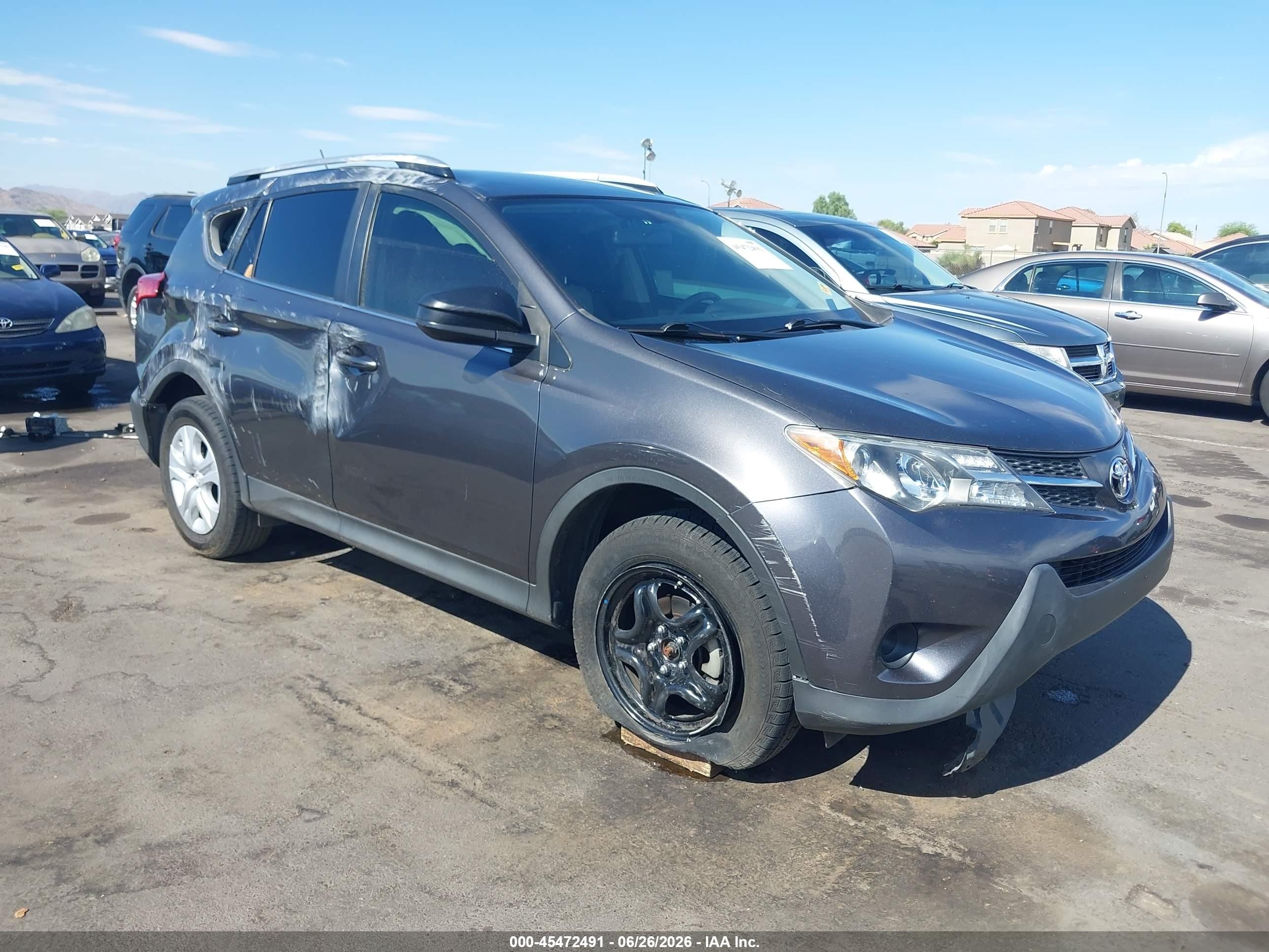 2015 Toyota Rav4 Le Gray vin: JTMZFREV3FJ050389