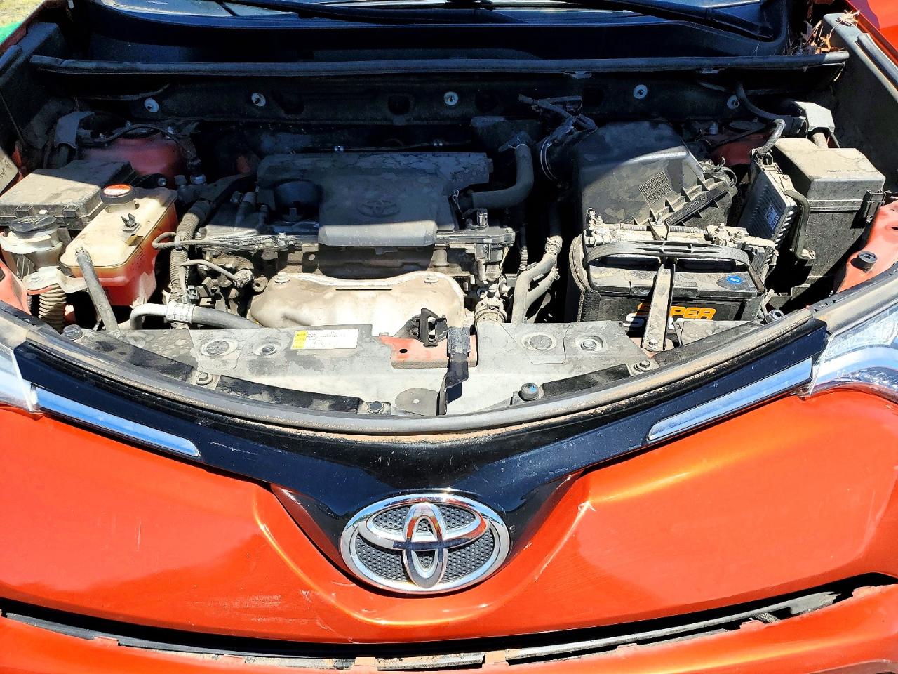 2016 Toyota Rav4 Le Orange vin: JTMZFREV3GD086762