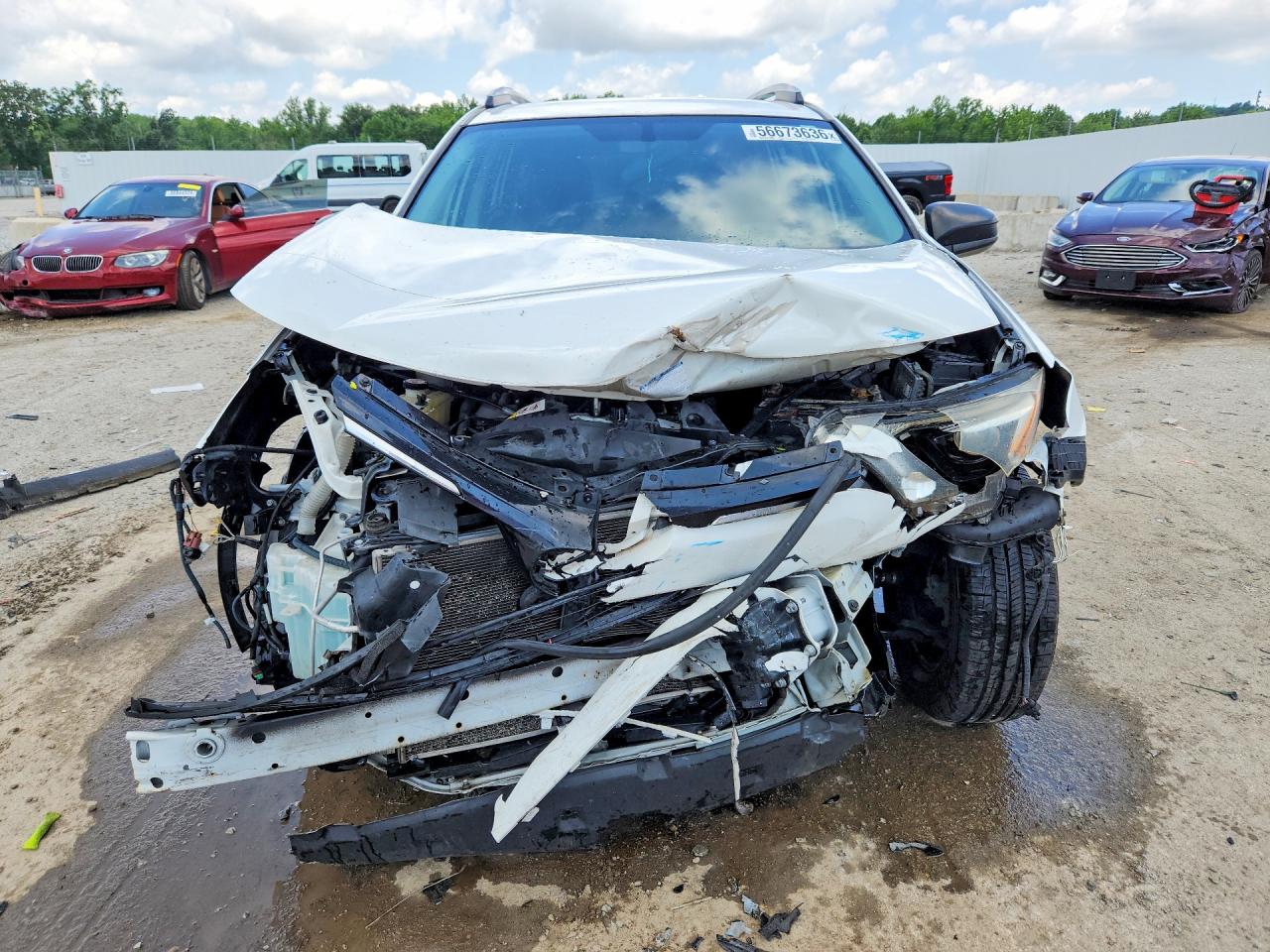 2016 Toyota Rav4 Le White vin: JTMZFREV3GJ100516