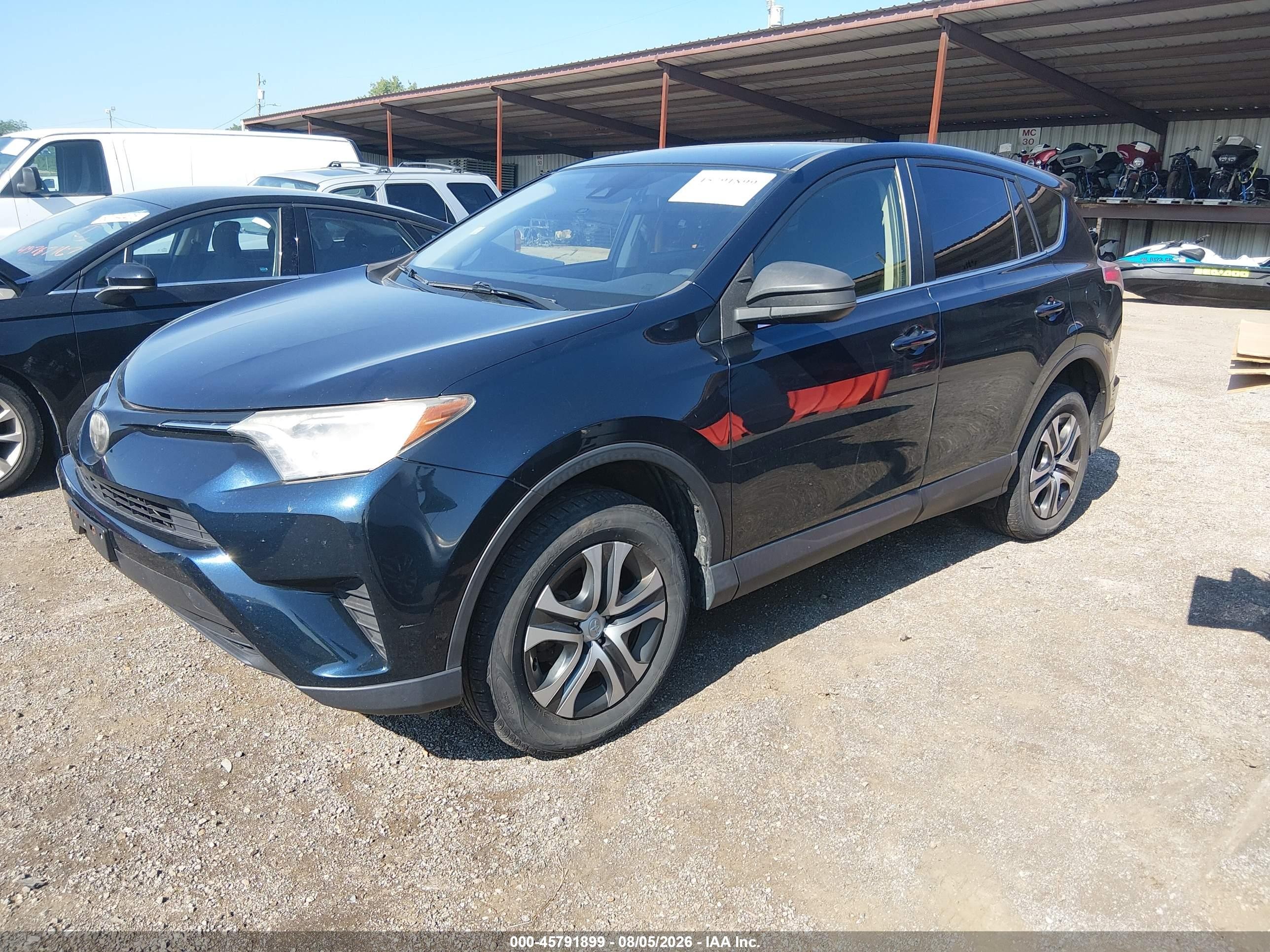 2017 Toyota Rav4 Le Blue vin: JTMZFREV3HJ717285