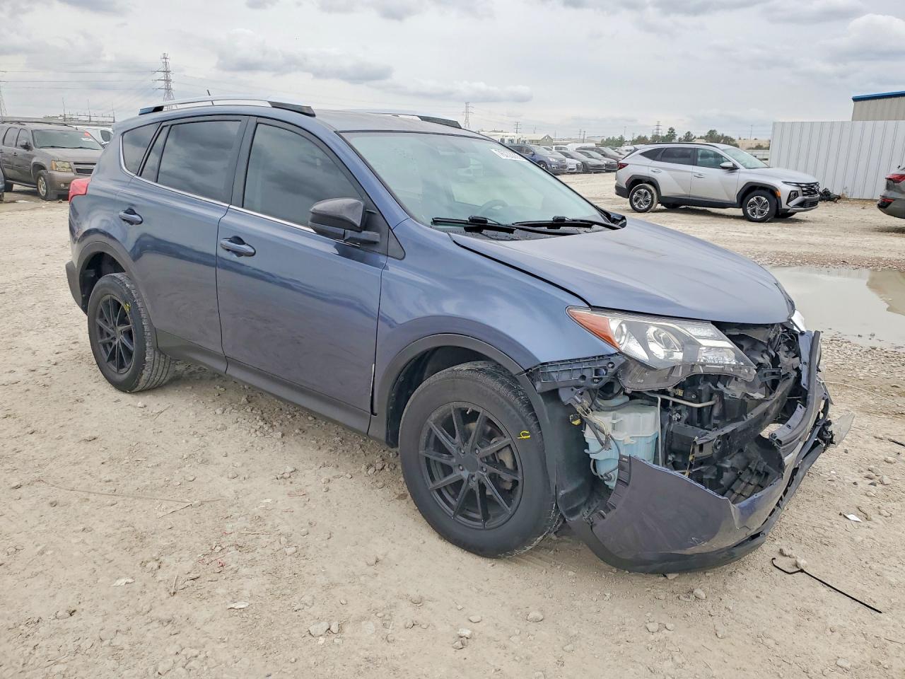 2014 Toyota Rav4 Le Синий vin: JTMZFREV4ED036711