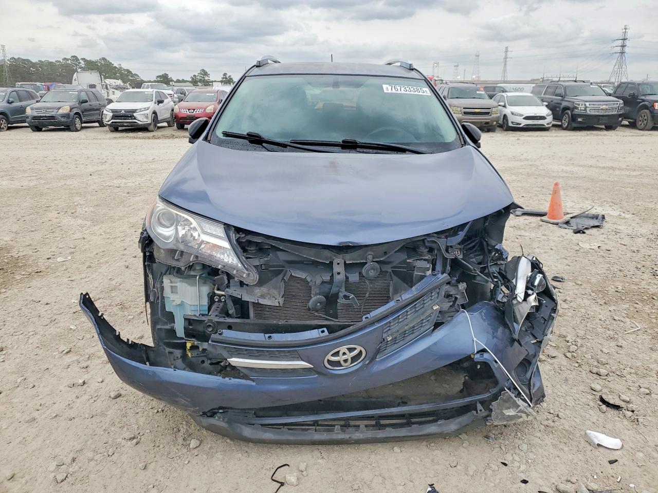 2014 Toyota Rav4 Le Синий vin: JTMZFREV4ED036711
