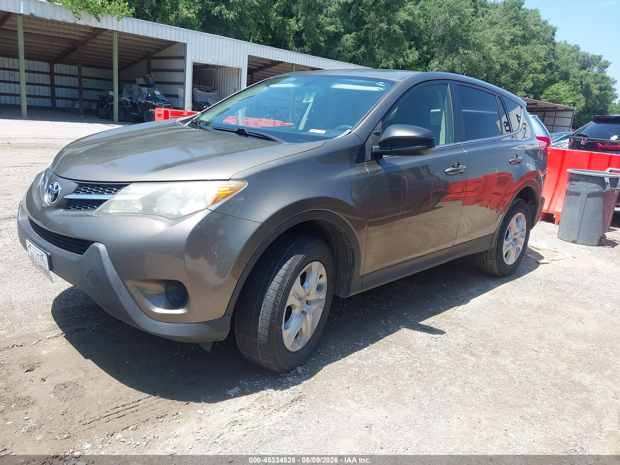2014 Toyota Rav4 Le Gray vin: JTMZFREV4ED040435