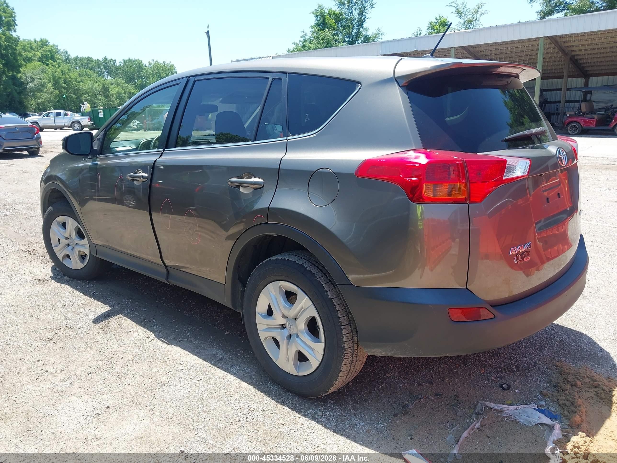 2014 Toyota Rav4 Le Gray vin: JTMZFREV4ED040435